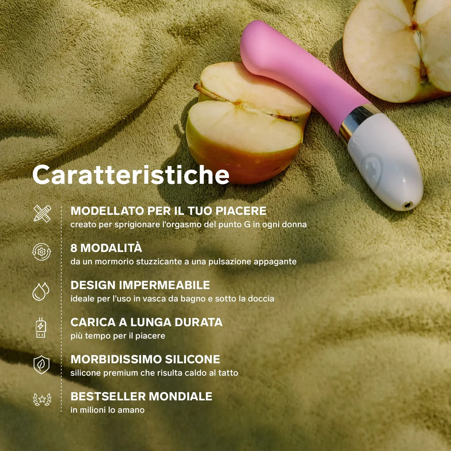 LELO GIGI 2 Vibratore per Donne Massaggiatore Personale Potente, Silenzioso e Curvo per un Piacere da Togliere il Fiato, Sex Toys per Donne, Vibratori Femminili, Sex Toy per Lei, Deep Rose