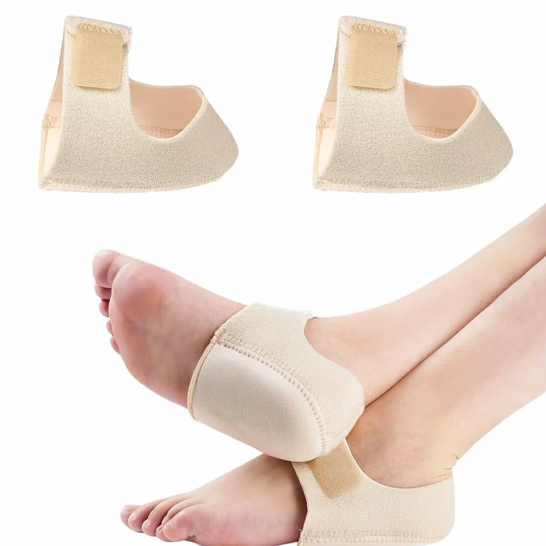Cuscinetti per la fascite plantare – Set da 2 – Supporto plantare per tallonite, sperone, tallone screpolato e dolore – Con pad in gel morbido a protezione del tallone,