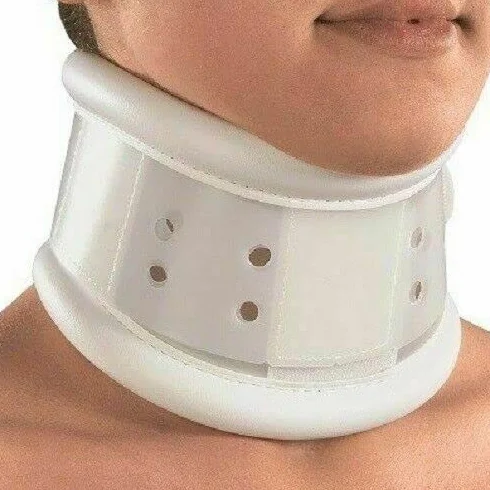 Collare Cervicale Vertigini Tutore Plastica Semi Rigido Regolabile Collo