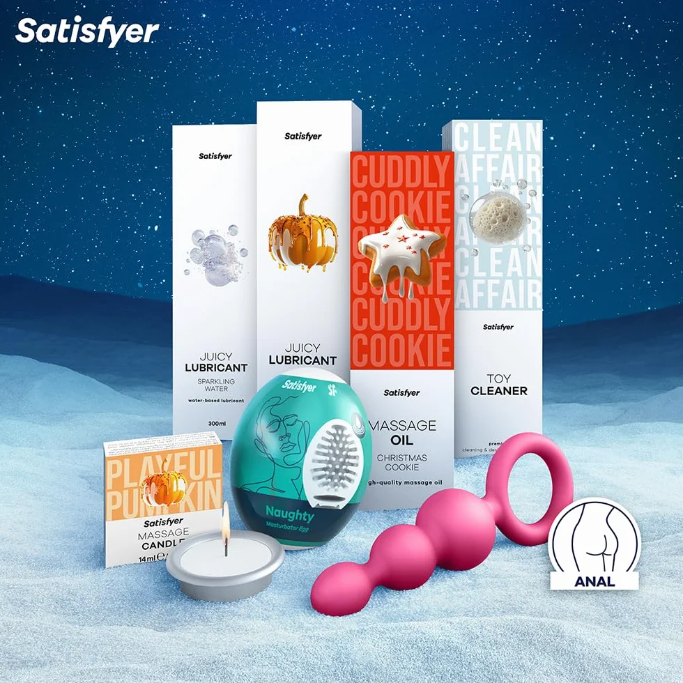 Calendario dell’Avvento Erotico Deluxe 2025 per Adulti e Coppie, 24 Regali Erotici con Satisfyer e Sex Toys FUN FACTORY, Valore oltre 650€