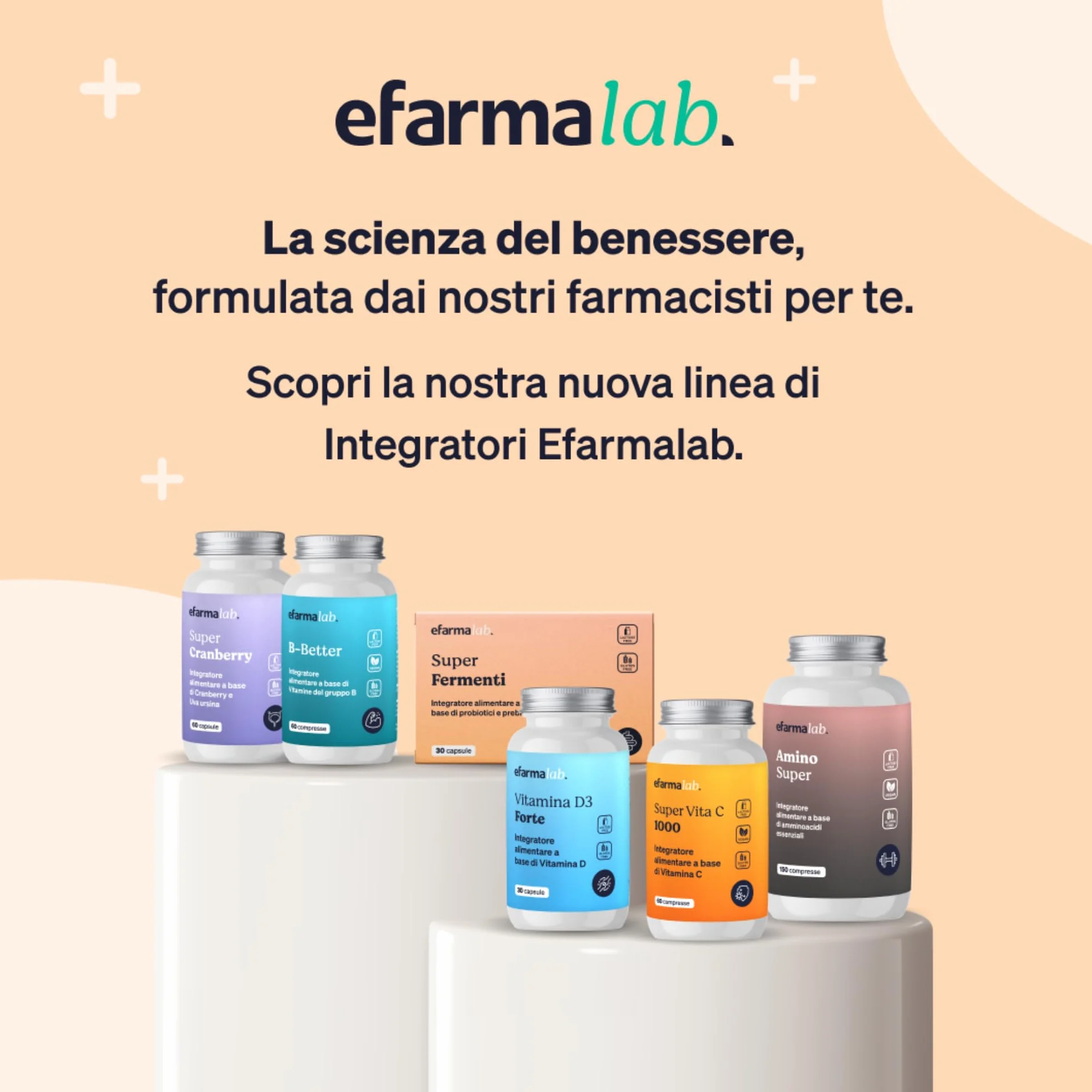 eFarmaLab Integratore per la Prostata con Serenoa Repens, Pygeum, PEA e Zinco 60 Compresse Made in Italy