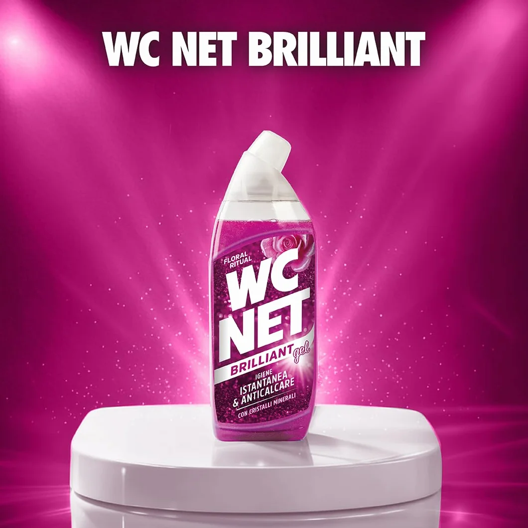 Brilliant Gel Floral Ritual Detergente Liquido per Wc 700 ml Anticalcare