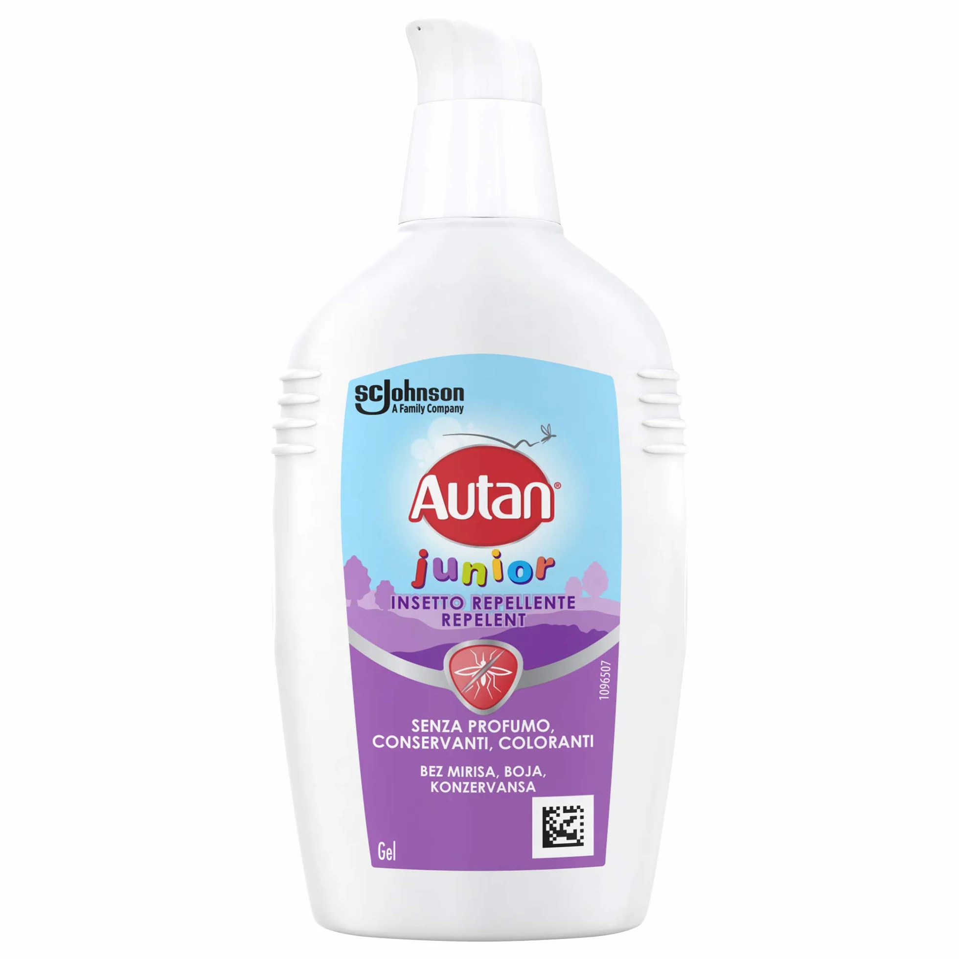 Autan Junior Gel, per Bambini oltre 2 Anni, Insetto Repellente e Antizanzare, 1 Confezione da 100 ml, Senza Profumo, Dermatologicamente Testato