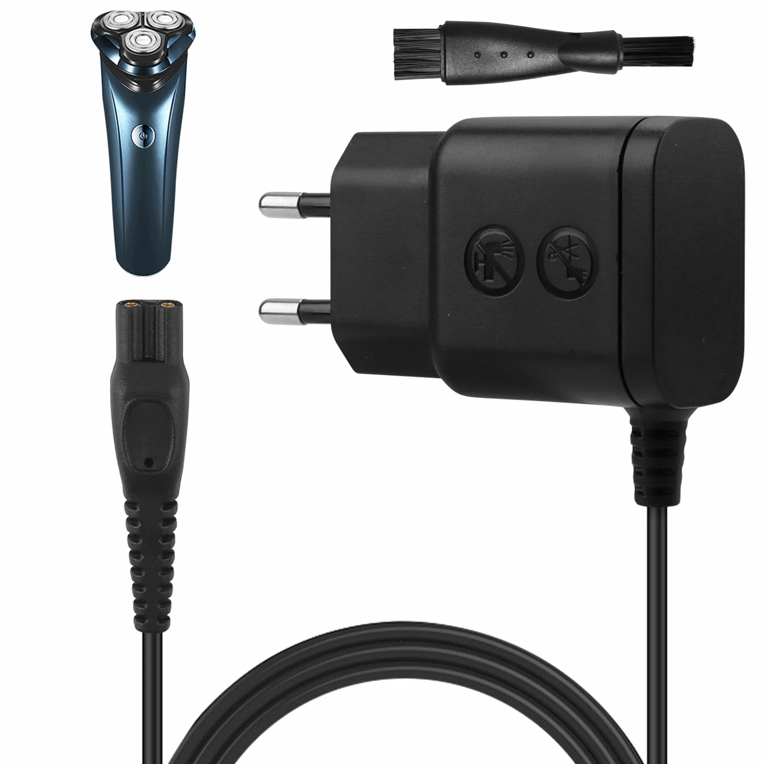 Caricabatterie Philips HQ8505 per Rasoi Elettrici 15V Adattatore