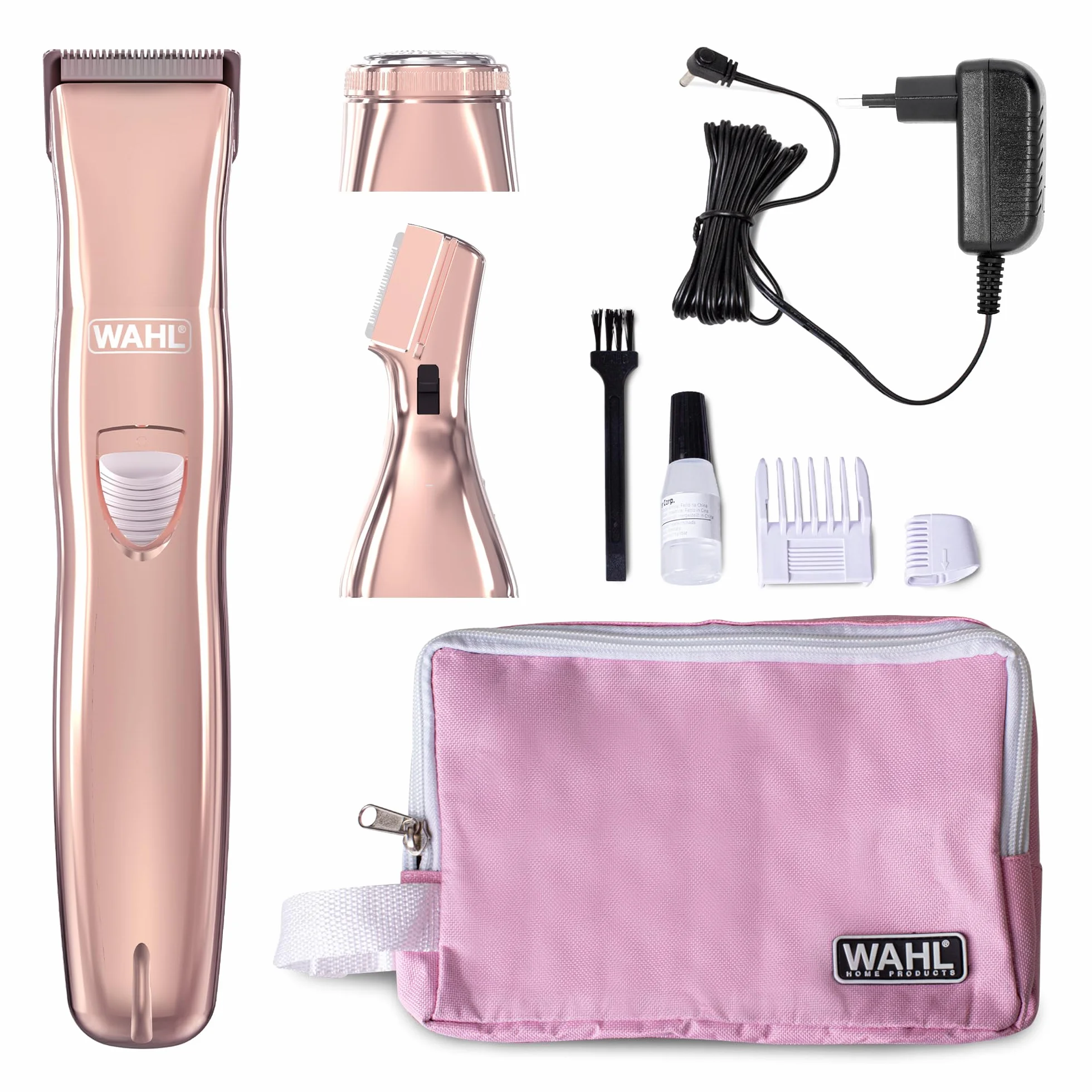 WAHL Ladies Face & Body Hair Remover, rasoio da donna, modellatore per sopracciglia, rasoio peli del viso da donna