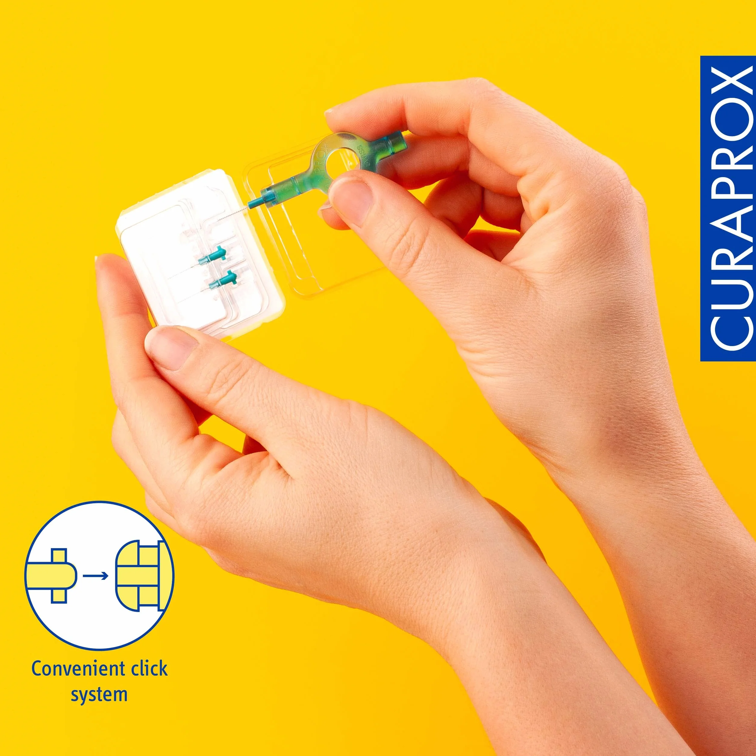 Curaprox CPS 06 Prime Interdental Brush Starter Set 5 spazzole 0.6 mm Turchese Swiss Made