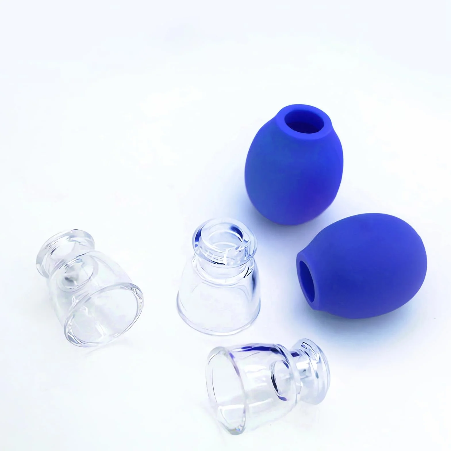 SXOVO Succhiatore di capezzoli in silicone 2 pezzi Pompa per il seno Stimolazione del clitoride Masturbazione Extra Forte Succhiatore di capezzoli Giocattolo sessuale per donne e coppie