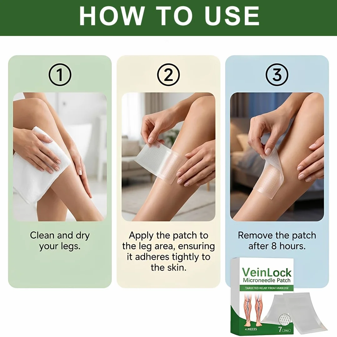 Cerotto Microaghi Per Gambe, Con Effetto Termico, Supporta La Muscolatura Delle Gambe, Migliora Il Benessere, Traspirante, Delicato Sulla Pelle, Facile Da Applicare