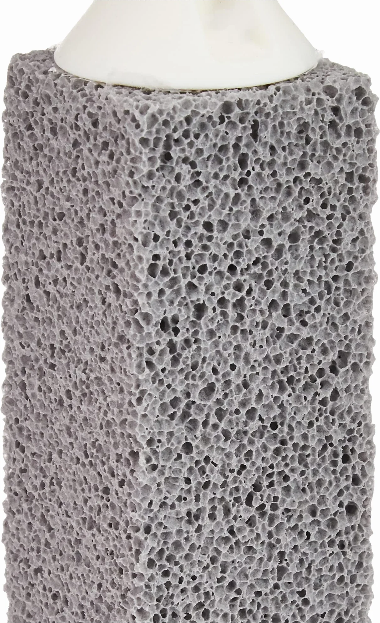 Cleaning Block WC, pietra per la pulizia del WC con manico, 1 pezzo (confezione da 2), grigio