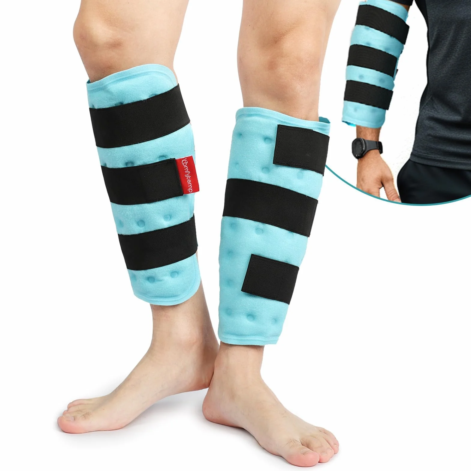 Comfytemp Impacchi di Ghiaccio Riutilizzabili 30x30cm per Dolori, Gonfiori e Tendiniti
