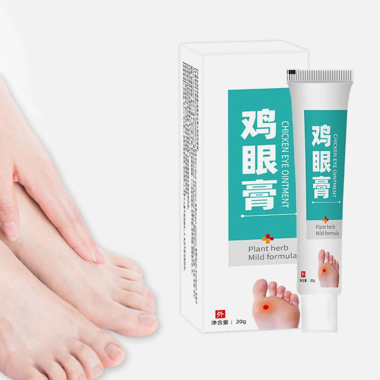 Verruche Rimozione Crema Occhio di Pernice Rimuovi Calli Piedi 20 g