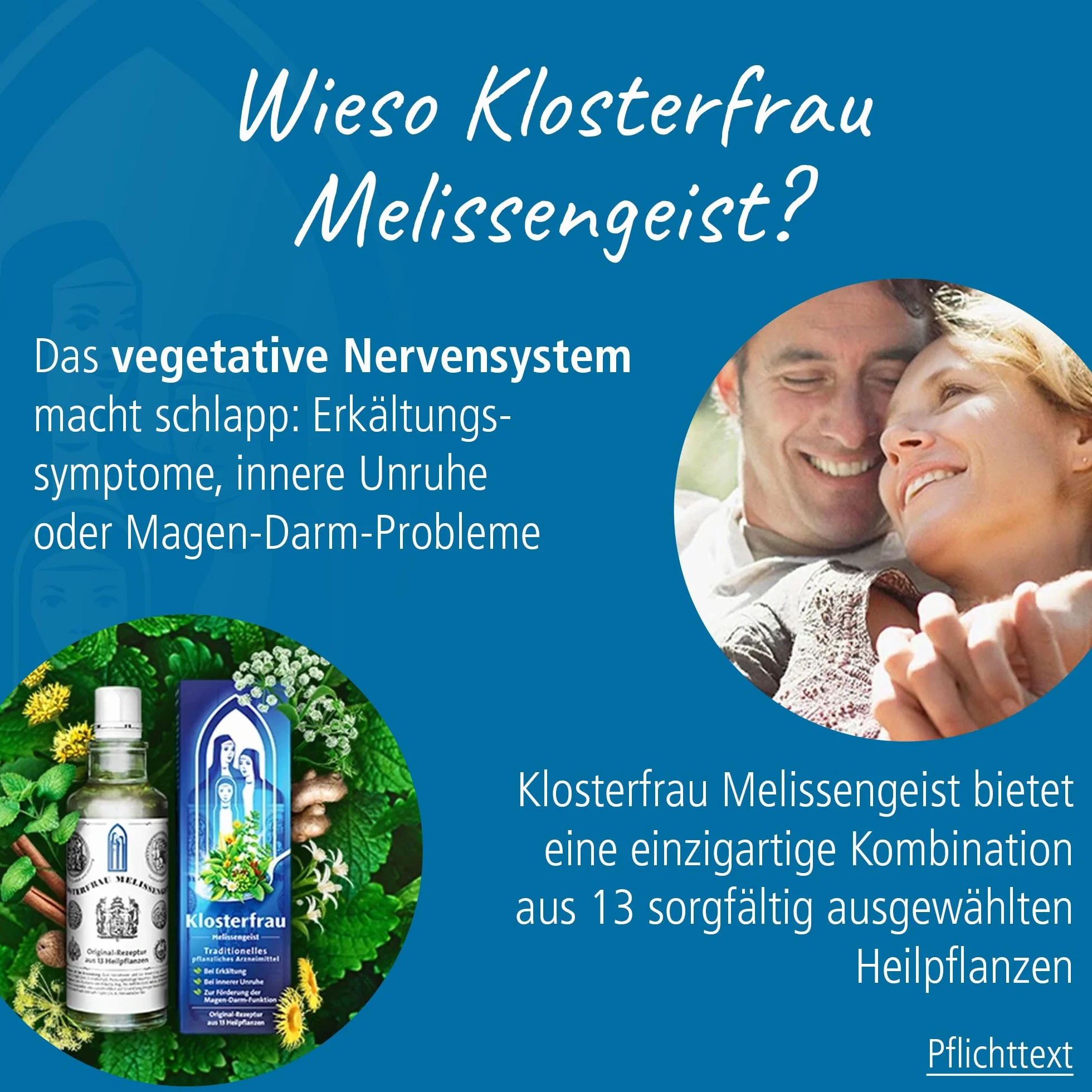 Klosterfrau Melissengeist Flüssigkeit bei Erkältung, 155 ml
