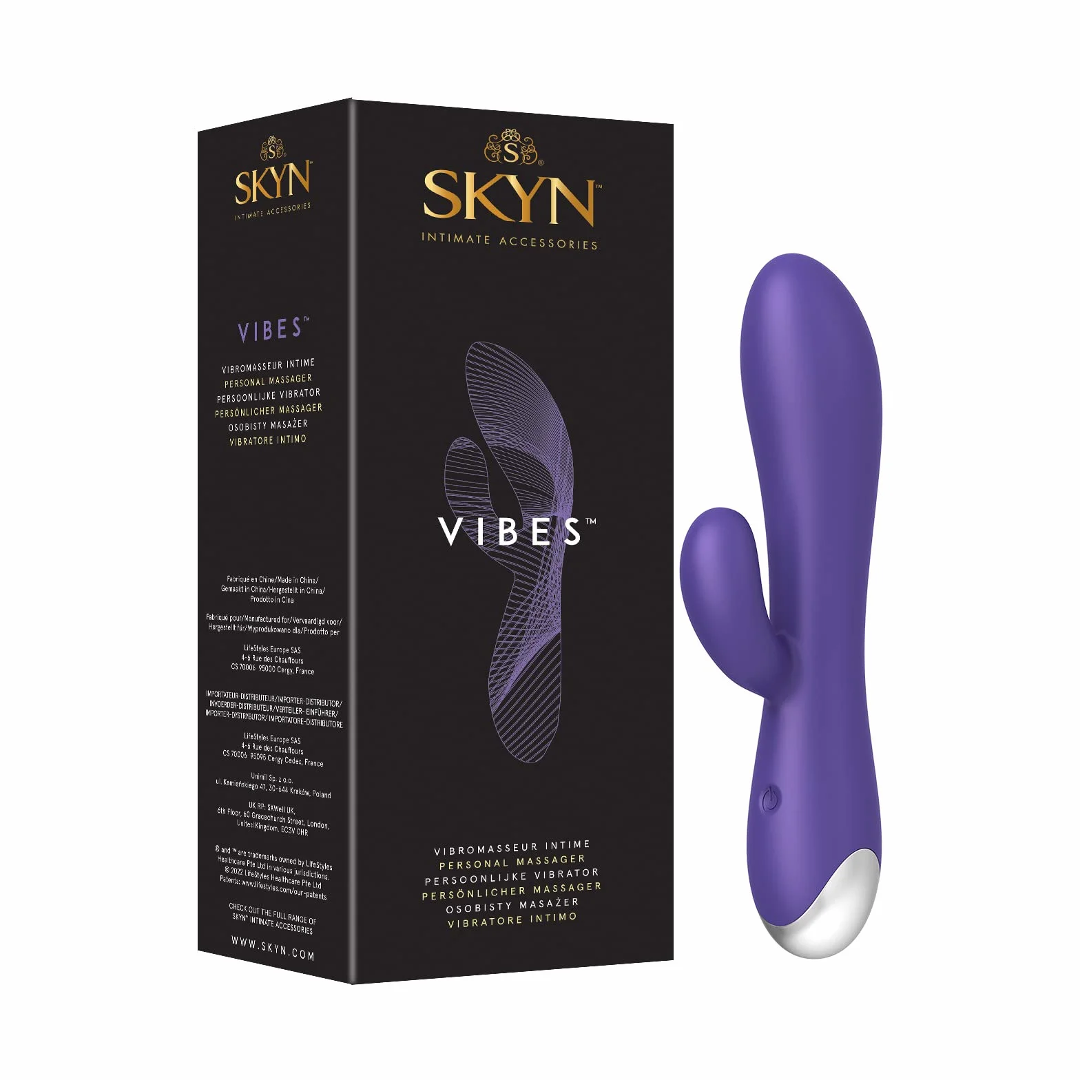 SKYN Vibes, vibratore rabbit con 20 modalità di vibrazione