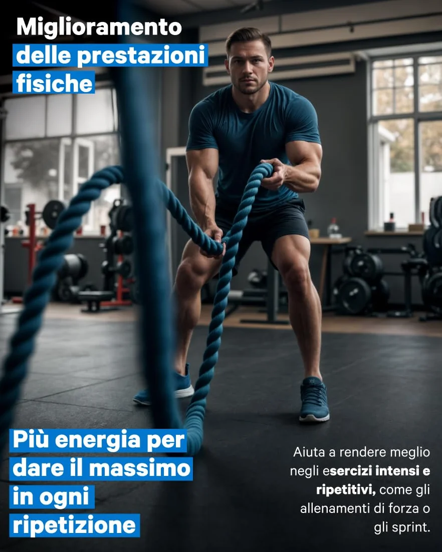 Creatina Monoidrata Pura in Stick 3000 mg | Integratore per Palestra: Forza, Massa Muscolare, Resistenza, Recupero, Energia e Agilità Mentale | Vegana, Senza Glutine, Non OGM | Per Uomo e Donna