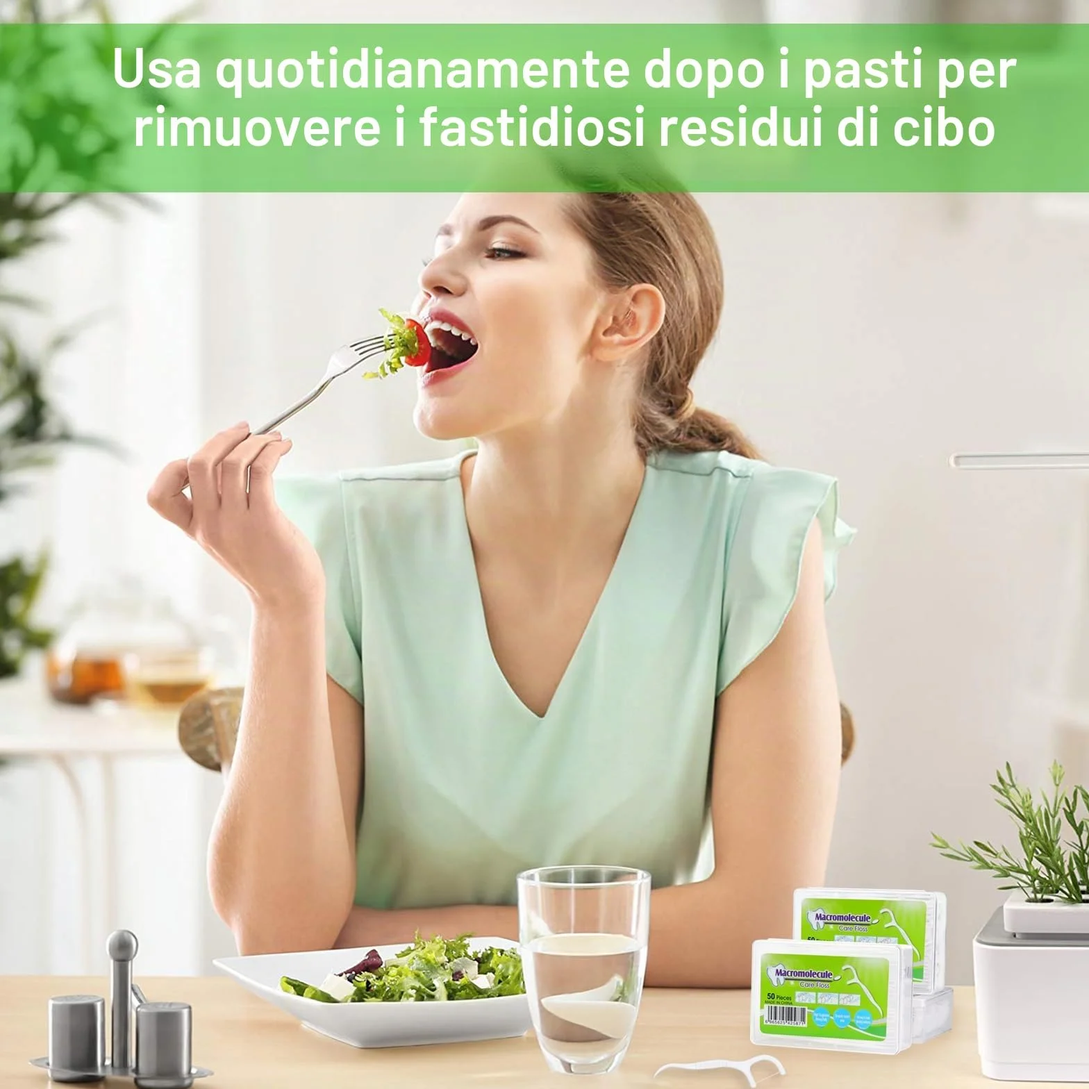 300 Pcs Filo Interdentale Forcella, Archetti Filo Interdentale per Pulizia Denti Rimuovere I Residui Di Cibo E La Placca con Custodia Igienica Portatile per Uso Domestico