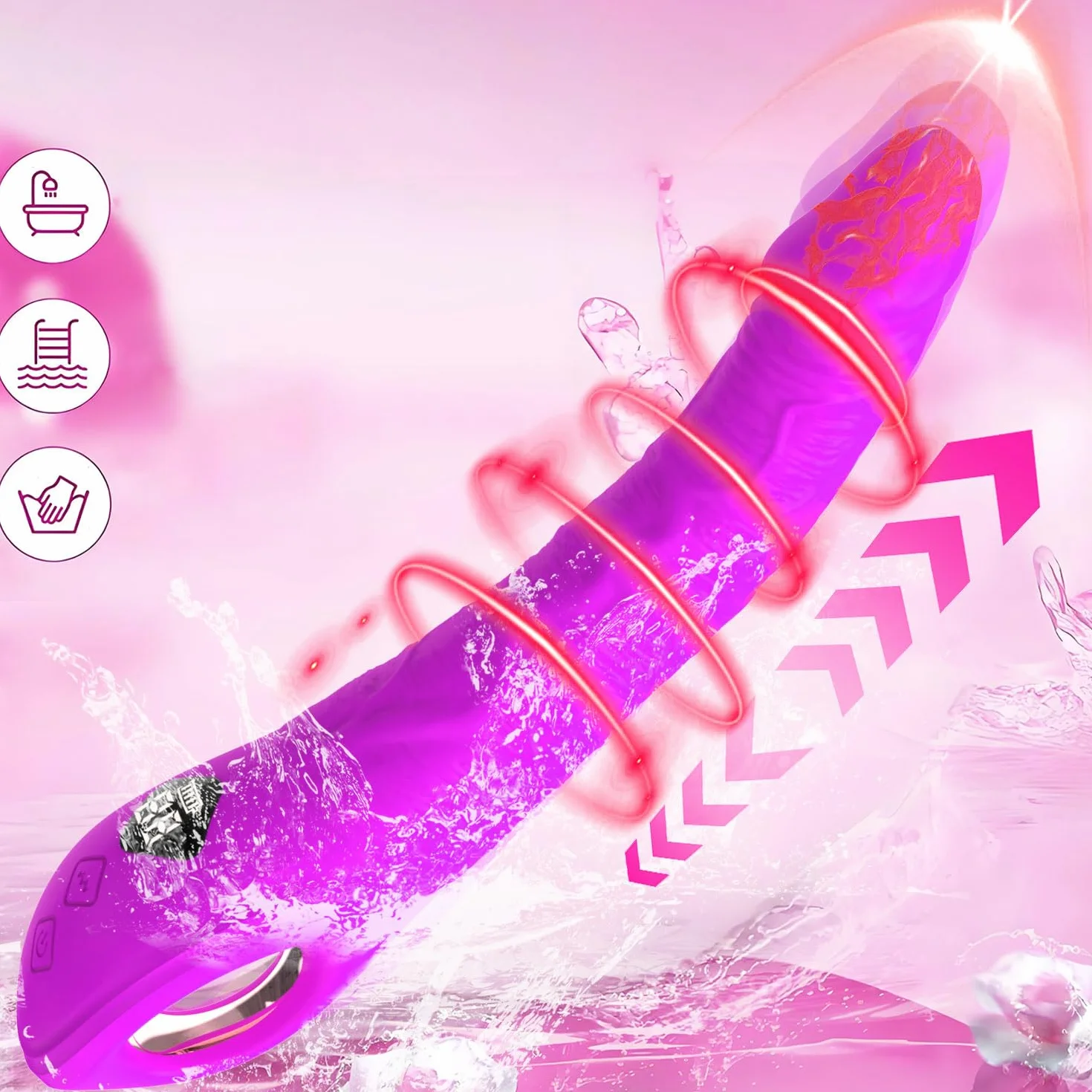 Vibratoreper Donna Professionale Wireless Punto G Squirting Sexytoysys Coppia Ovetto Vibrante Telecomando Sex Toys Vibratore per Uomo Sex Toy Vibratoriper Donne Dildo Realistico 8 Modalità, A26020706