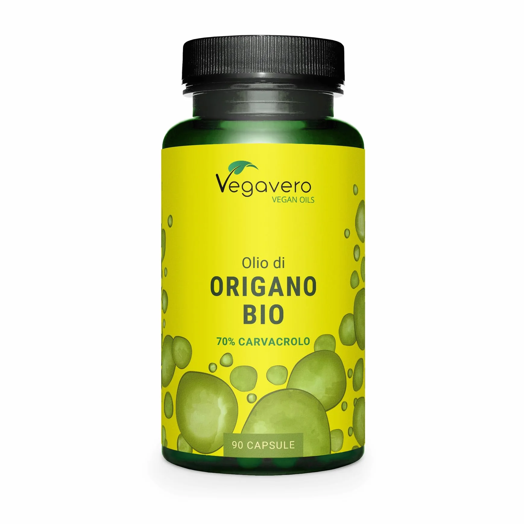 Olio di ORIGANO BIO Vegavero® 70% Carvacrolo 2,5% Timolo 90 capsule Vegan