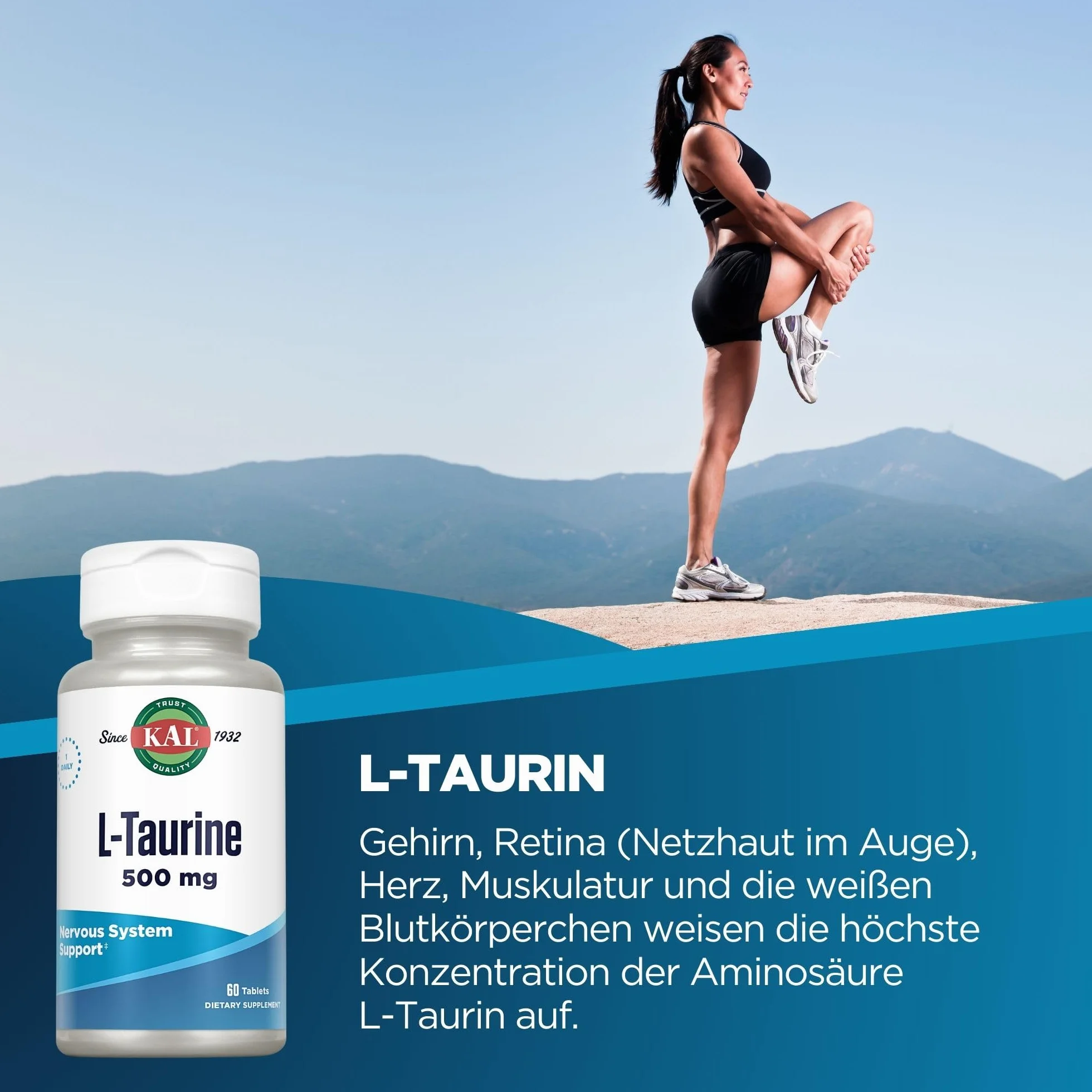 Kal - L-taurina 500 mg. - 60 compresse