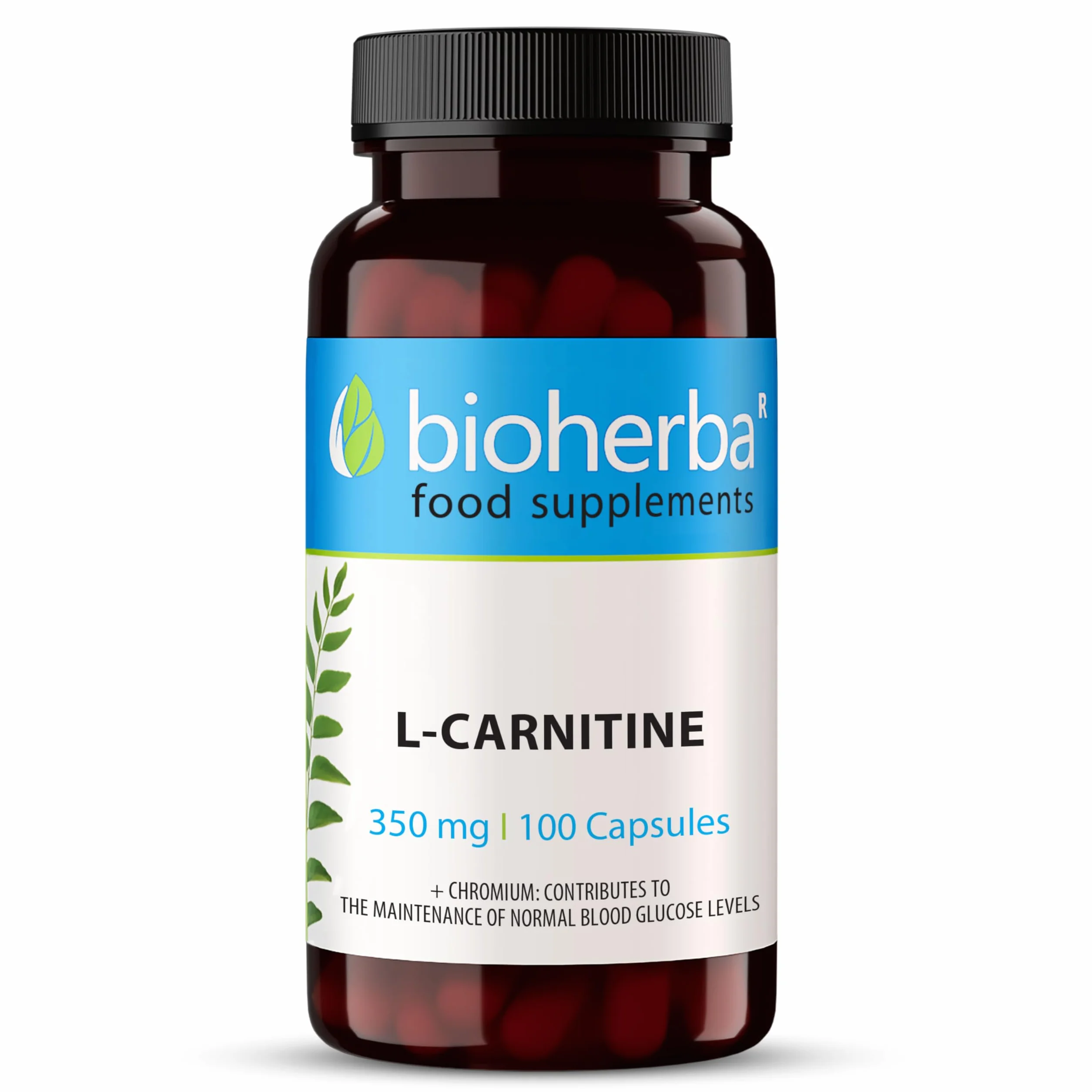 L-Carnitina 350 mg Capsule - 100 Capsule di BIOHERBA - Efficaci e ideali per una silhouette snella