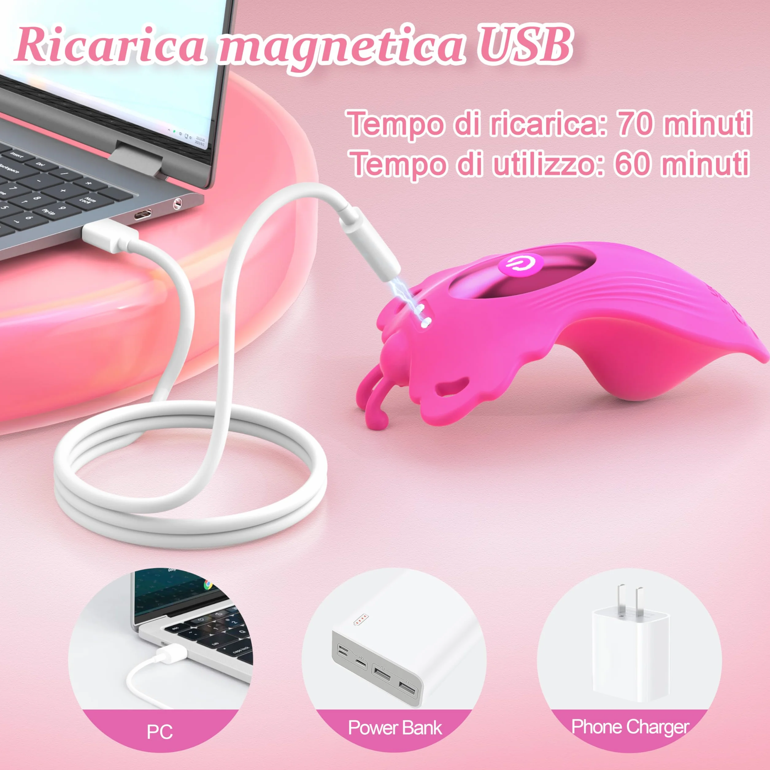 Vibratoreper Donna Professionale Sexytoysys Donna - Sex Toys Sessuali Vibratore Ovetto con Telecomando a Distanza, Vibrante Wireless Stimolatore Clitoride Femminile Vagina Vibratori Piccolo Sexy Toy