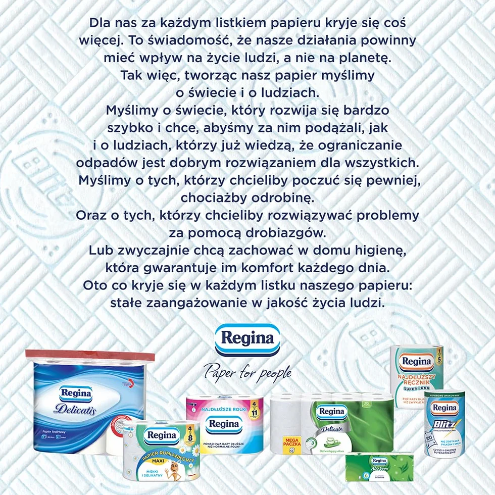 Regina Blitz Asciugamani carta 3 strati 5 rotoli 100 fogli maxi foglie FSC cellulosa pura