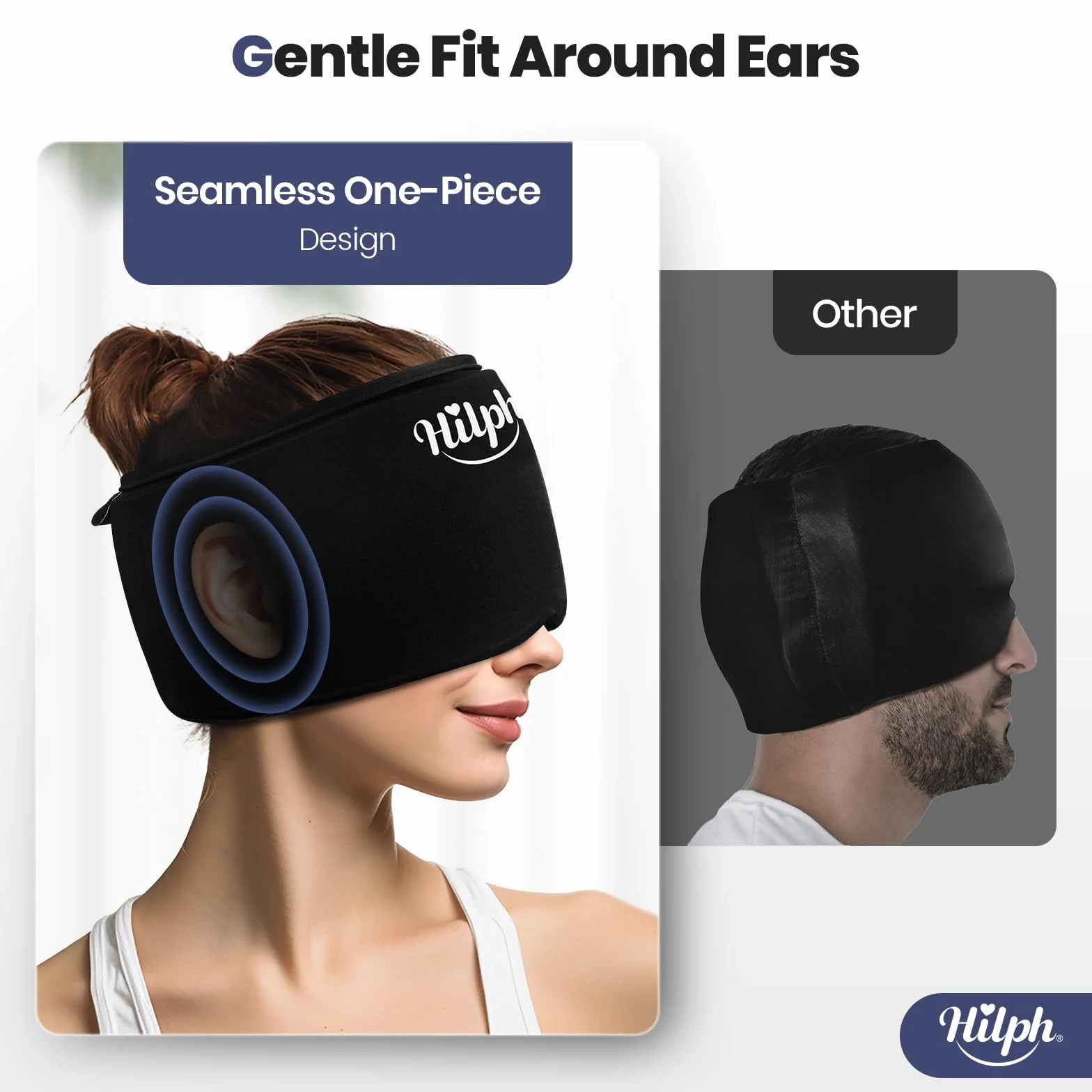 Hilph Migraine Berretto per emicrania maschera emicrania