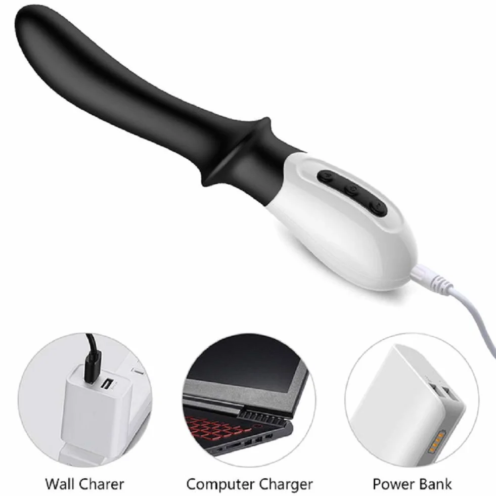 Massaggiatore Prostatico Vibratore Anale Giocattolo Sessuale per Uomo Amal Toys Men Massaggio Maschile Butt Plug vibranti Vibranti per Uomo