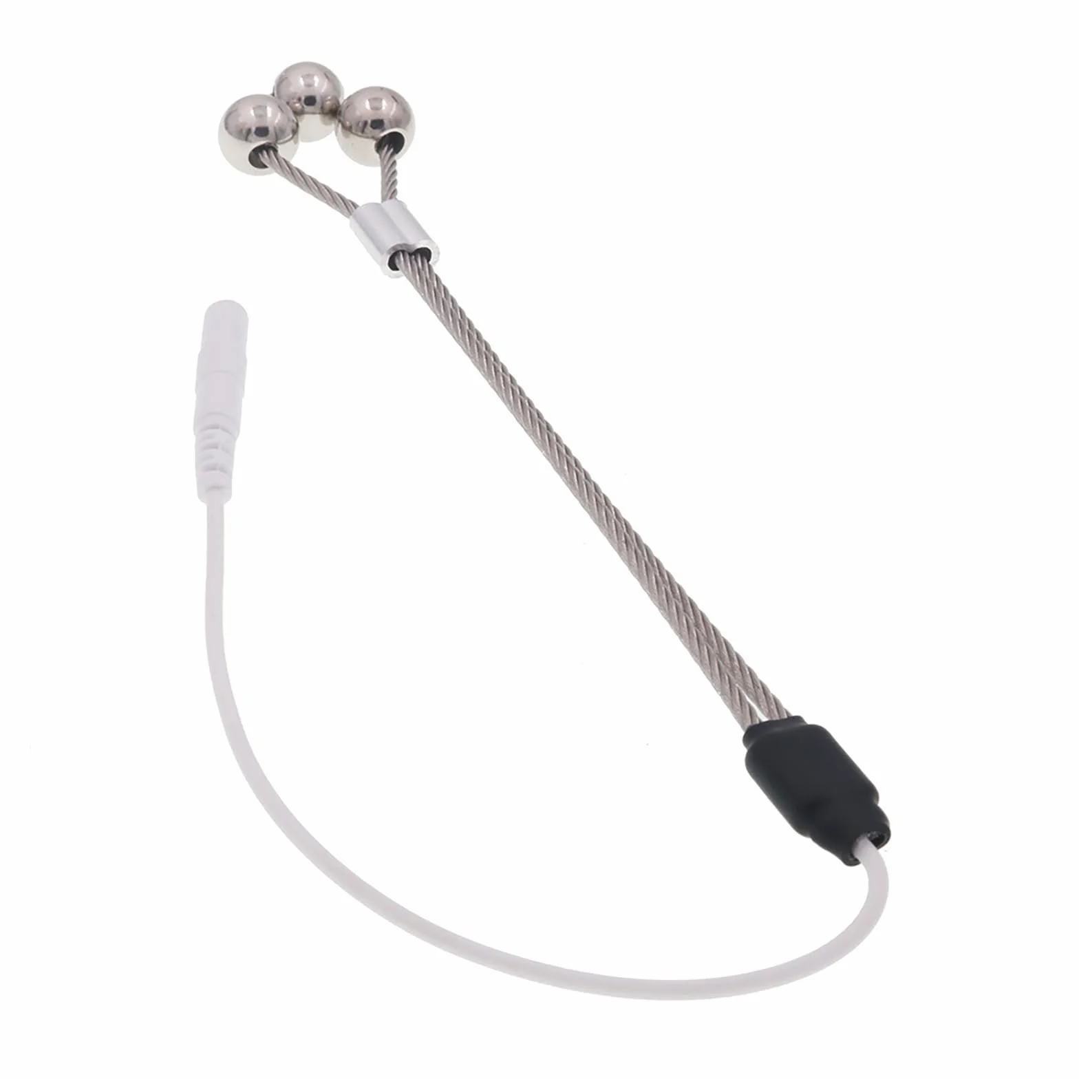 Plug Uretrale Elettrostimolante Con Anello Fallico Regolabile Dilatatore Vuoto Acciaio Inossidabile Giocattolo BDSM Uomo E Stim