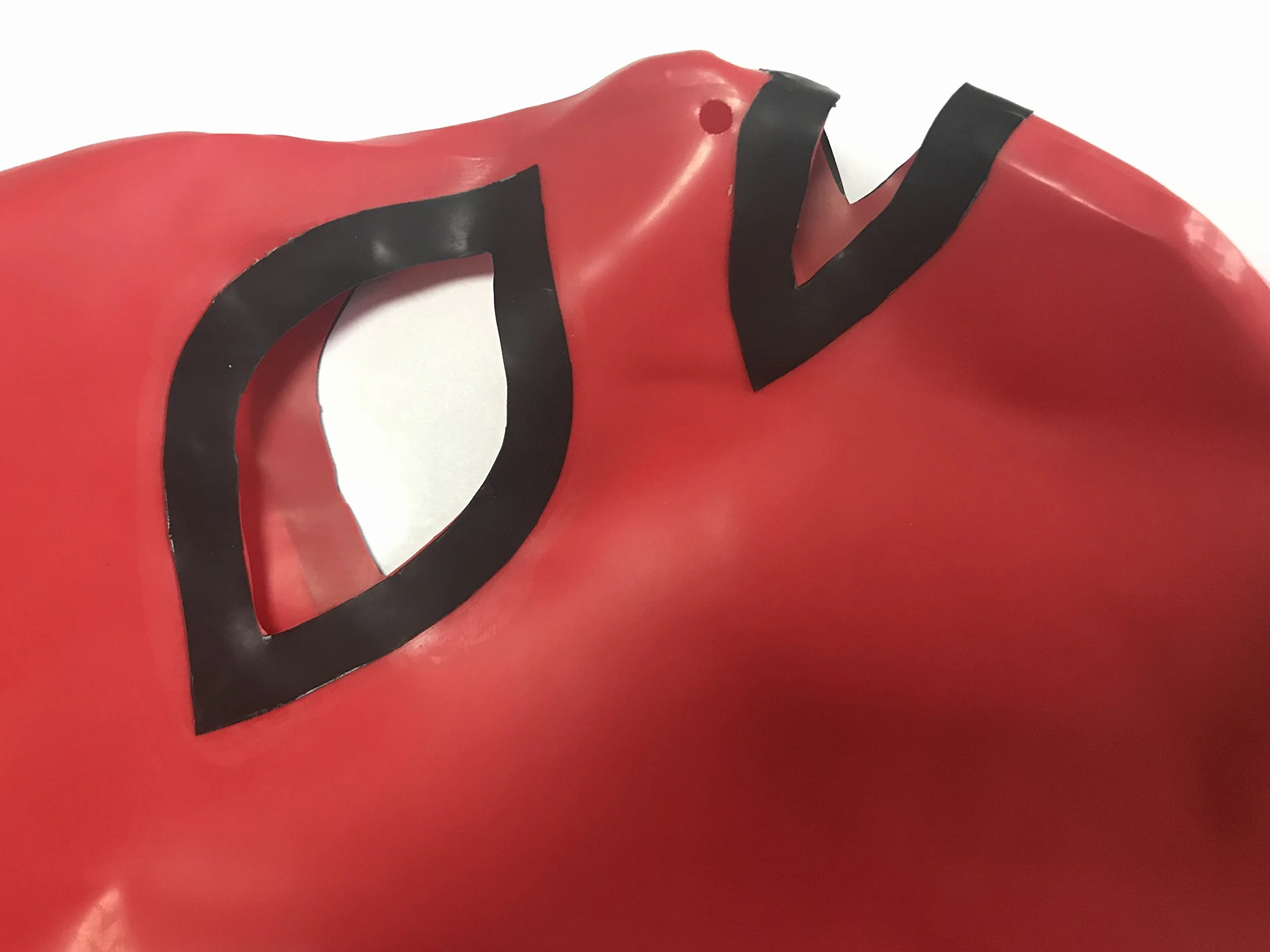 Latex Mask SM Fetish Full Red Bondage Role Play Mask