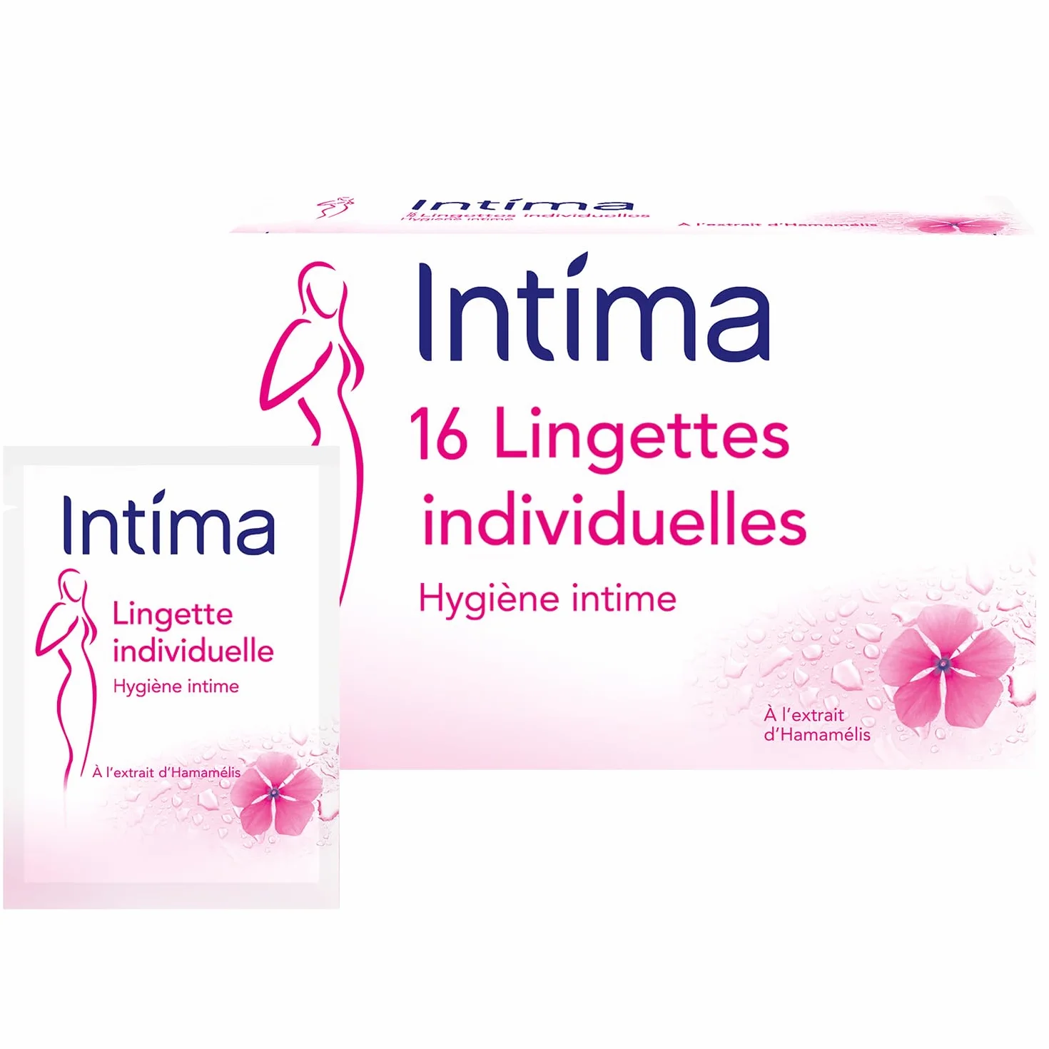 Intima Salviette Hamamelis 2 Confezioni da 16 Salviette