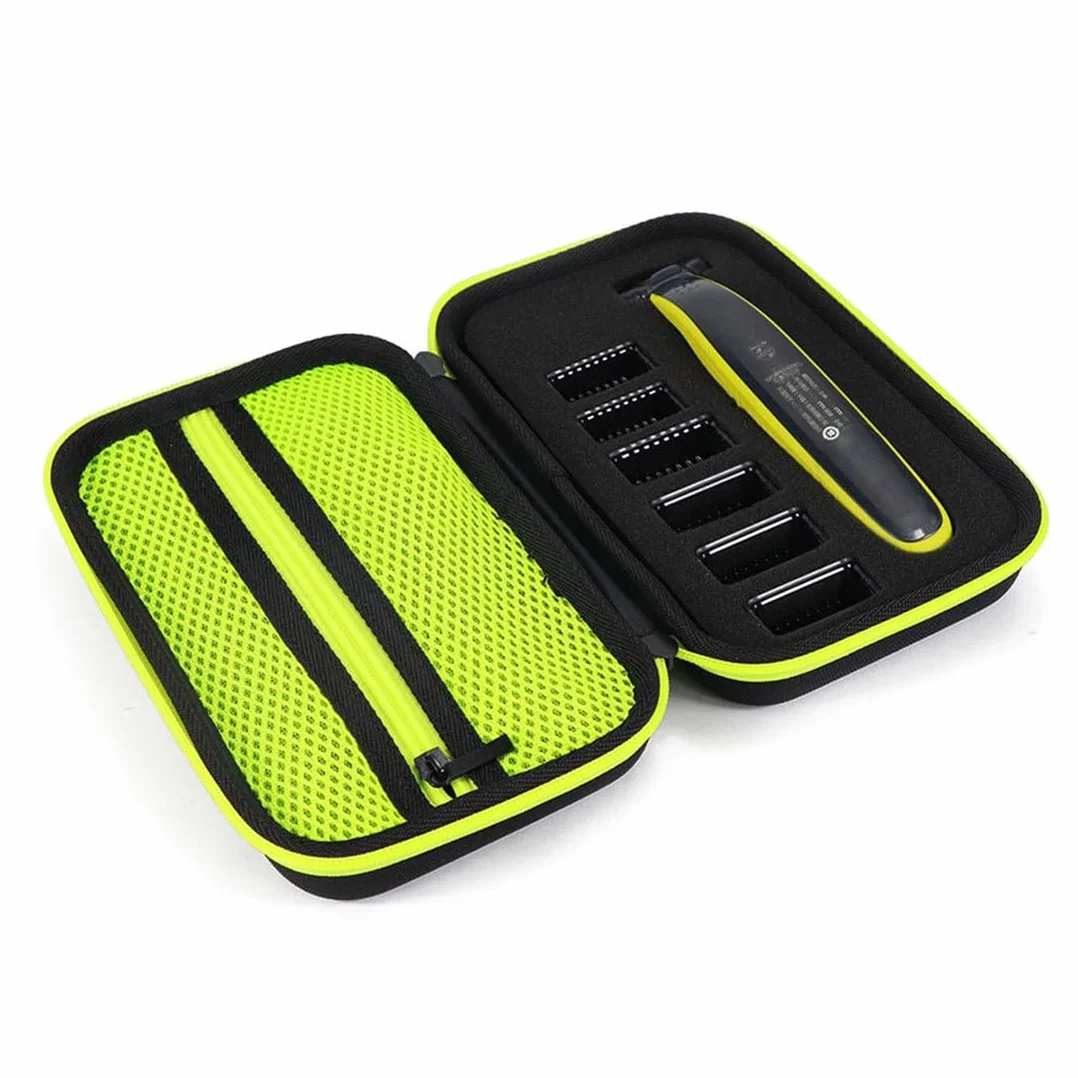 Custodia rigida con scarpe per QP2520, QP2510 OBlade Trimmer, Accessori per Tagliacapelli da Viaggio, Copertura da Viaggio Portatile Rasoio Elettrico