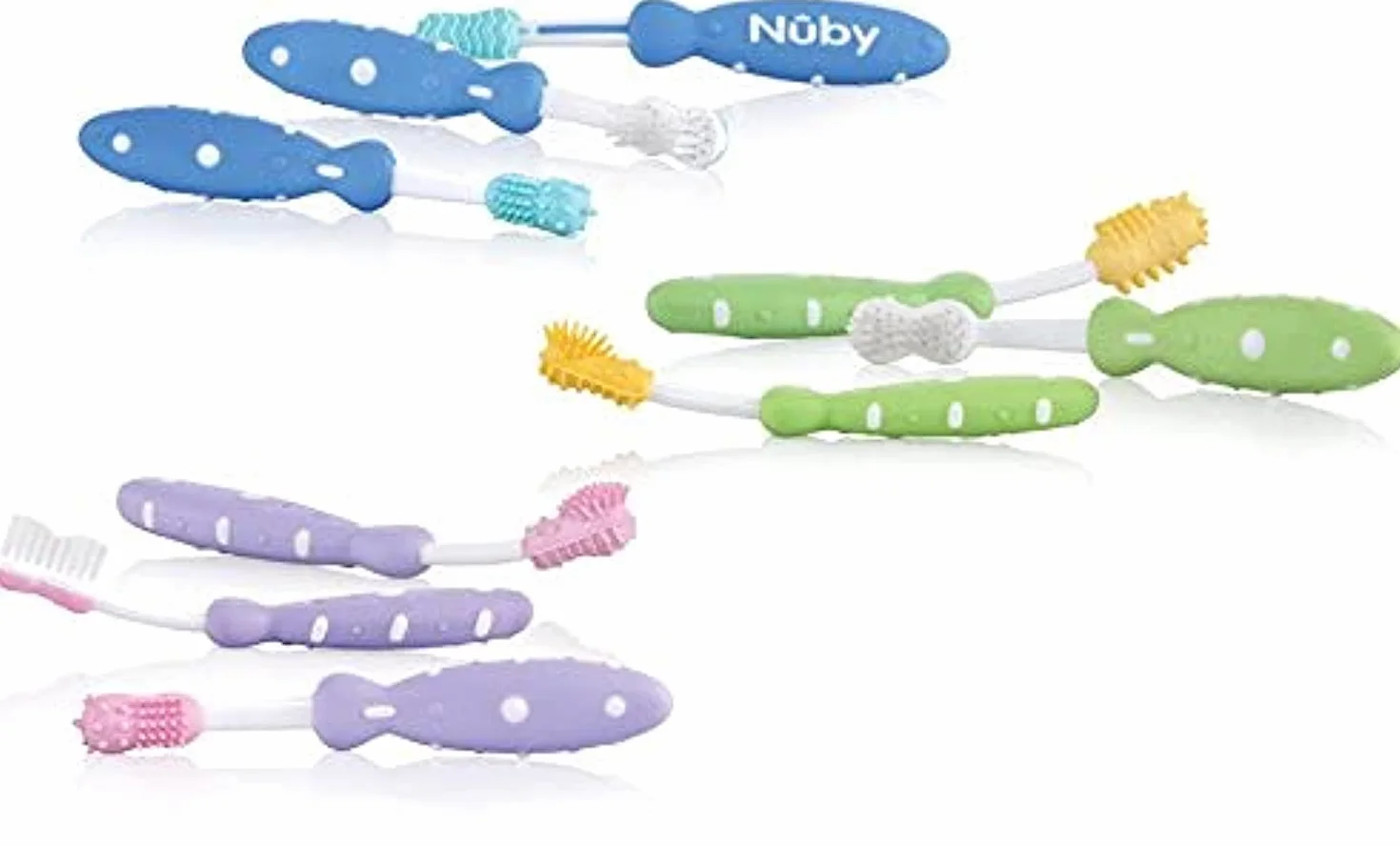 Nuby ID754 Set Educazione Dentale [Colori Assortiti]