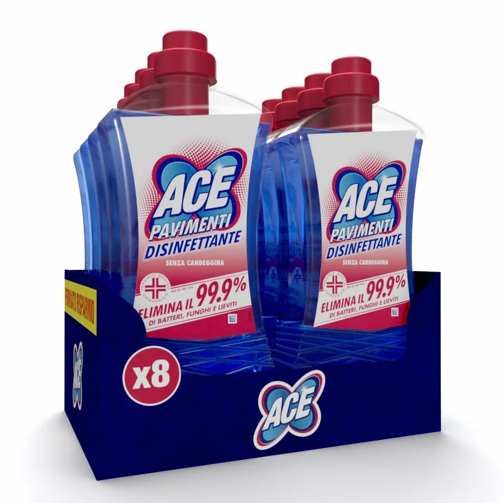 ACE Pavimenti Disinfettante 8 x 1 L