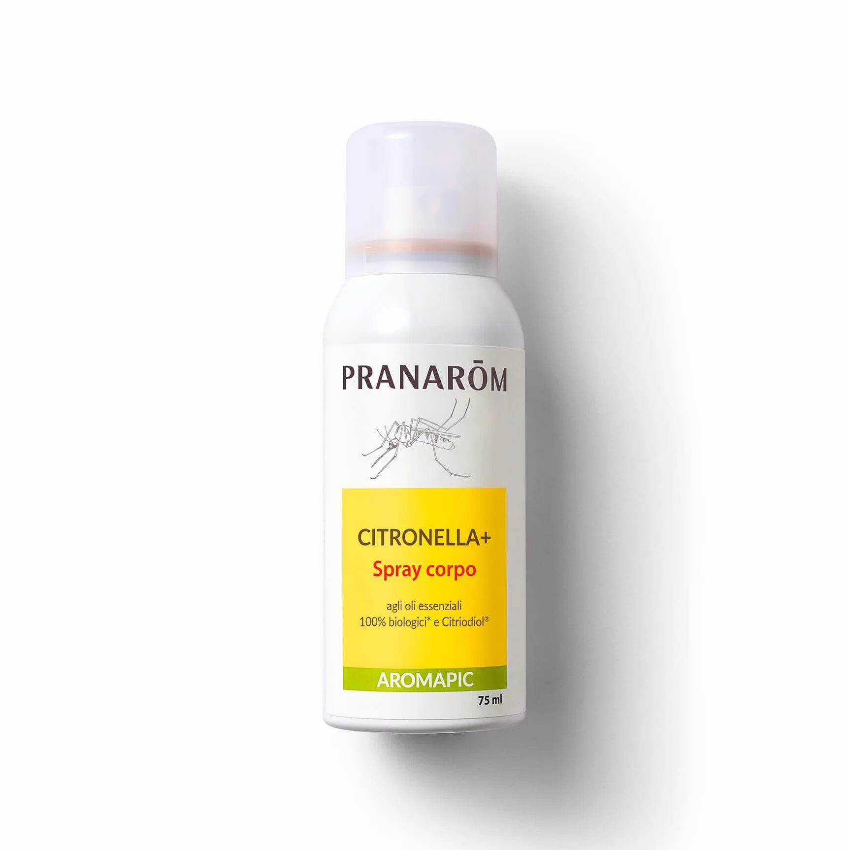 PRANARÔM Aromapic Spray Antizanzare Corpo Citronella+ Bio Repellente Zanzare 75 ml