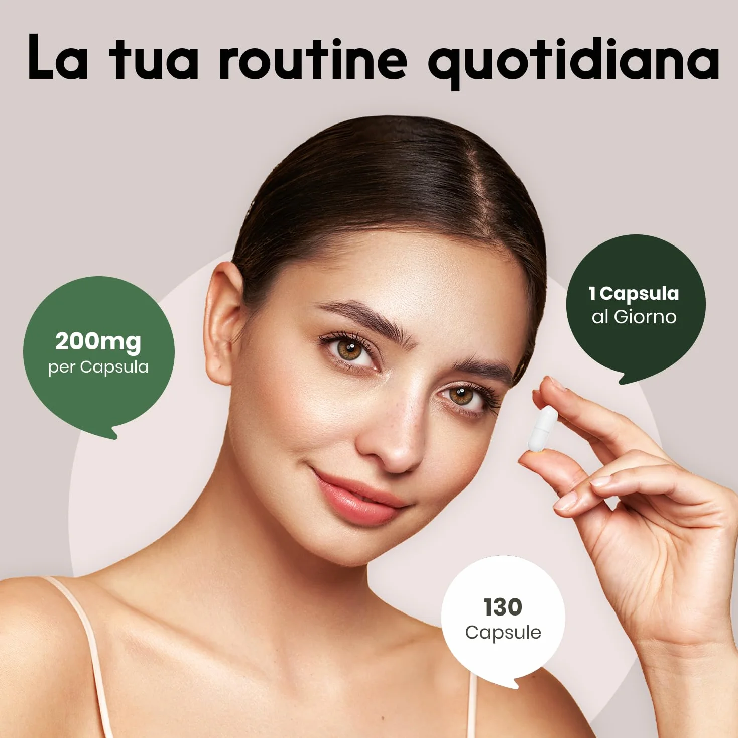 Coenzima Q10 Integratore – 130 Capsule – 200 mg per Capsula – Q10 Coenzima da Fermentazione – Vegano – Prodotto in Germania – Integratore Alimentare - Coq10 200mg Testato in Laboratorio