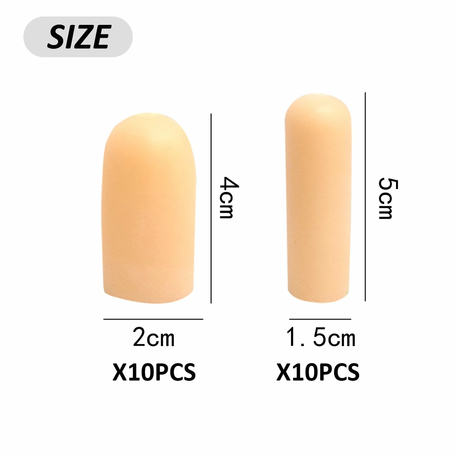SLEEKEE 20 protezioni per dita in silicone, protezione anti-umidità antiscivolo e resistente all'usura, protezione per le dita, adatto per lacerazioni delle dita