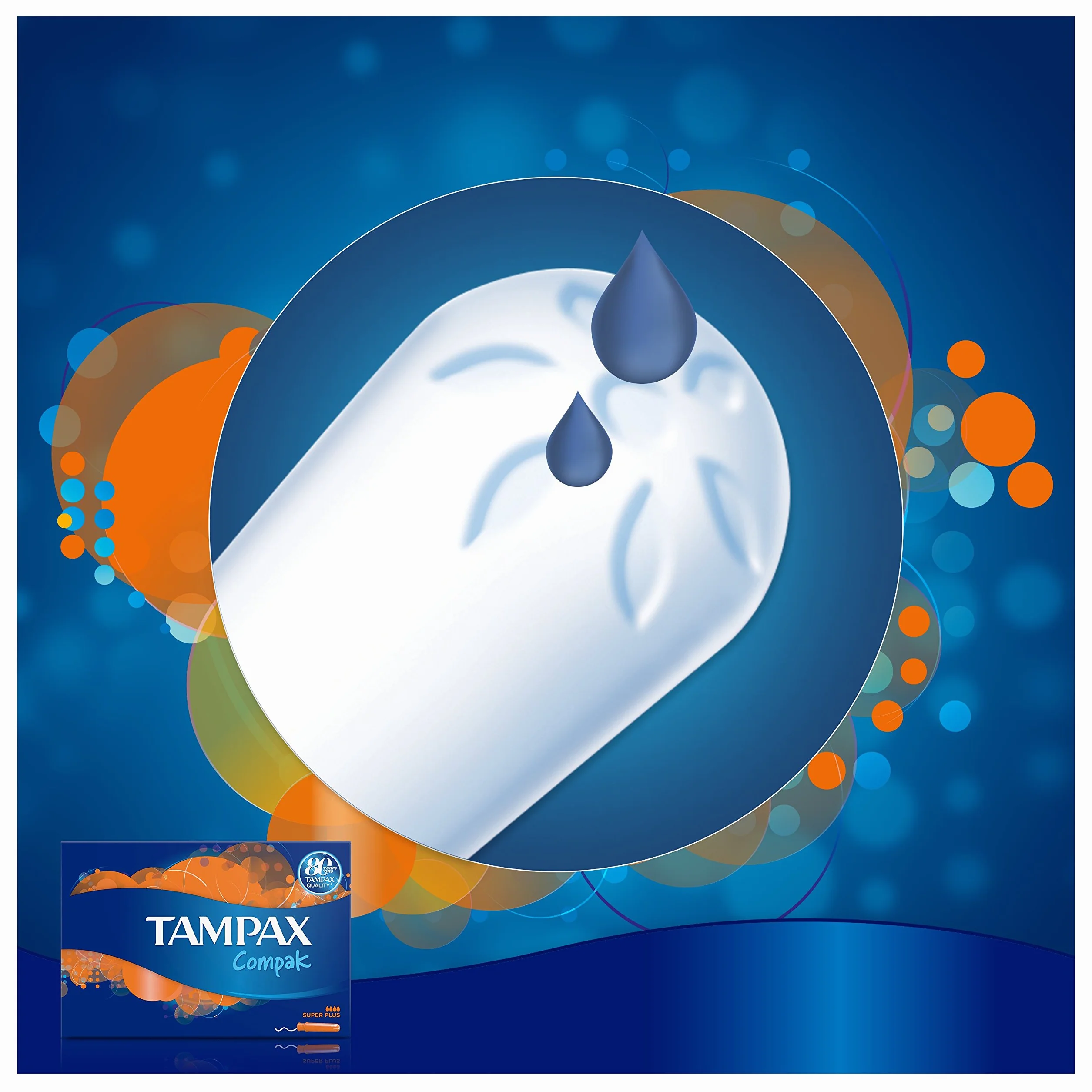 Tampax Compak Super Plus Applicatore Tamponi 18 sztuk