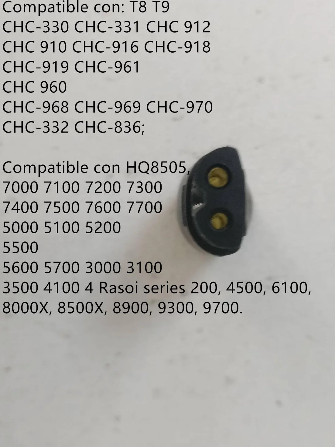 Caricabatterie USB Cavo universale con 6 adattatori spina per rasoio Kit caricatore