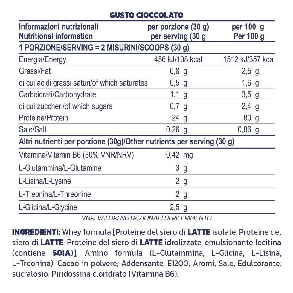 PROLABS Whey ISO Protein Powder Isolate Hydrolyzed Amino Acids Vitamin B6 2kg Chocolate
