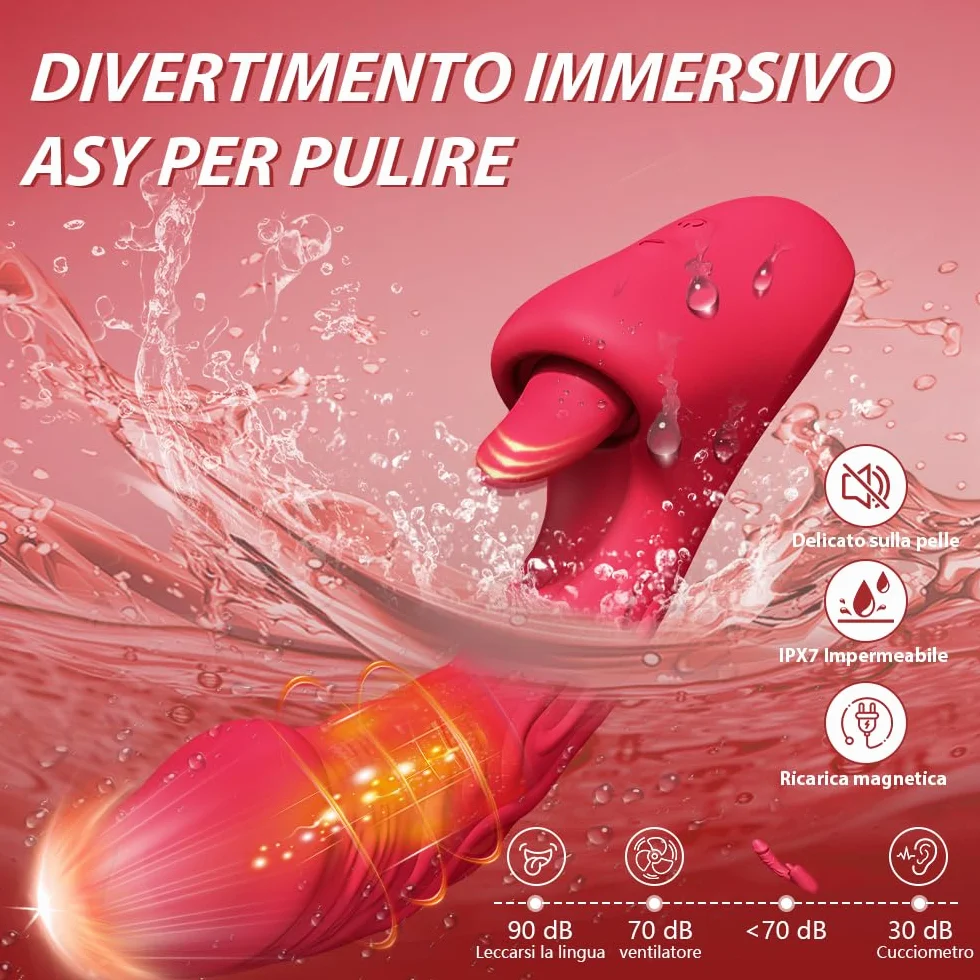 Vibratoreper Donna Professionale Sex Toys Dildo vibrante realistico Vibratore G-point femminile 7 * 7 Modalità vibratoria Adatto a coppie Donna Materiale silicone impermeabile