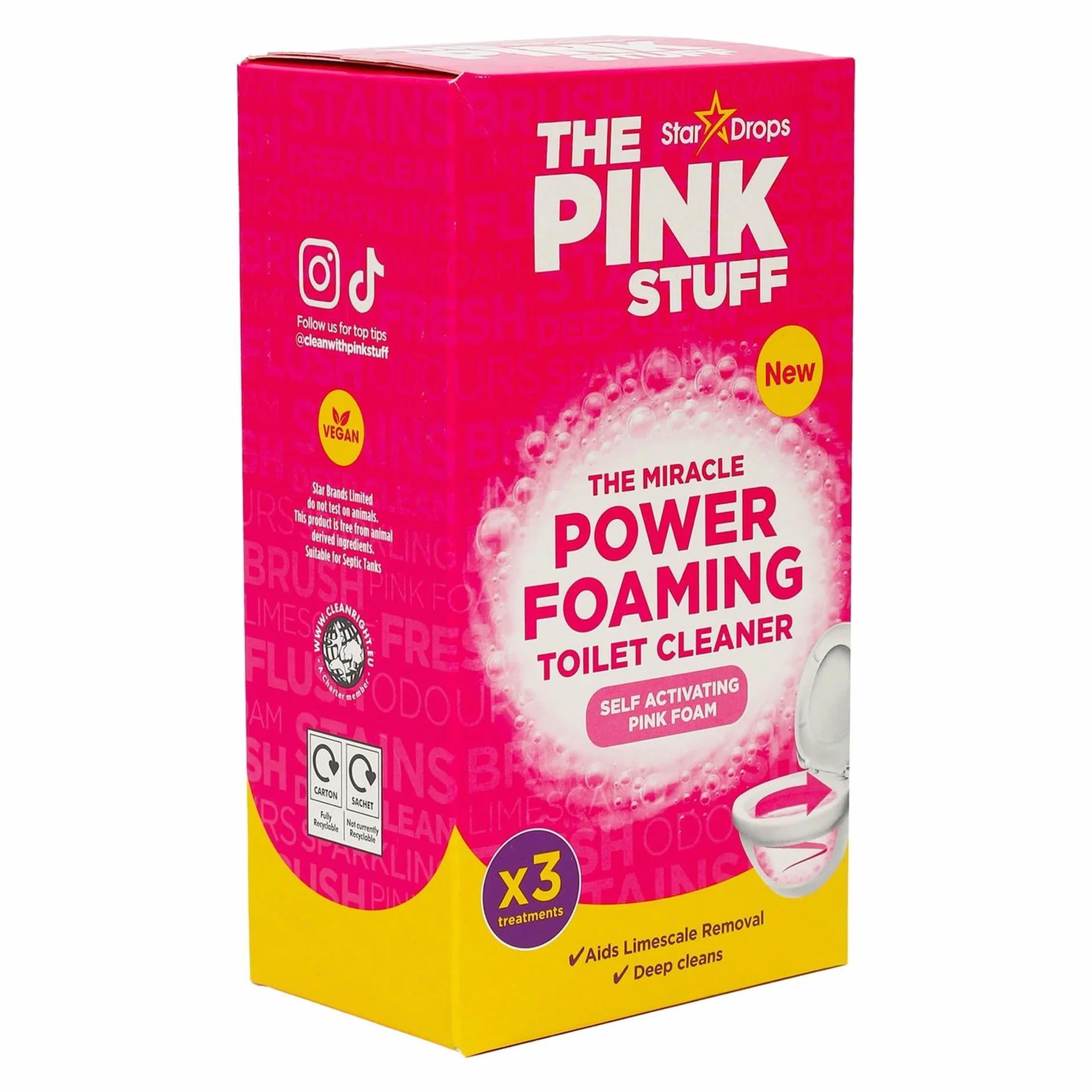 The Pink Stuff Miracle Foaming detergente per WC