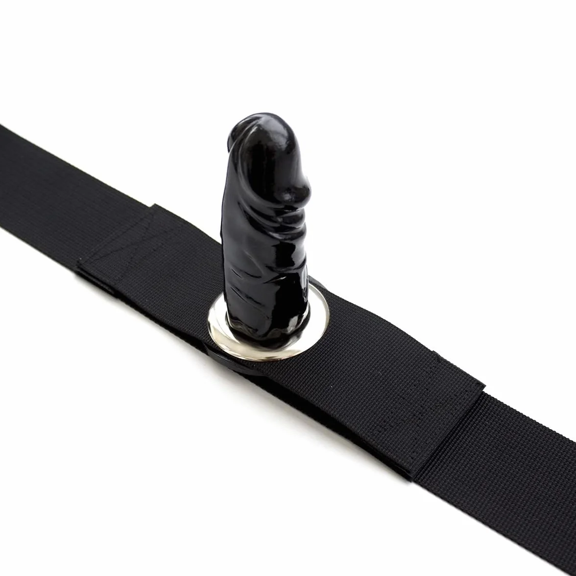 Gambe in nylon regolabili SM con dildo, tappo for pene rimovibile, dildo in silicone, bavaglio bondage BDSM, bavaglio bondage for pene for uomini, donne e coppie