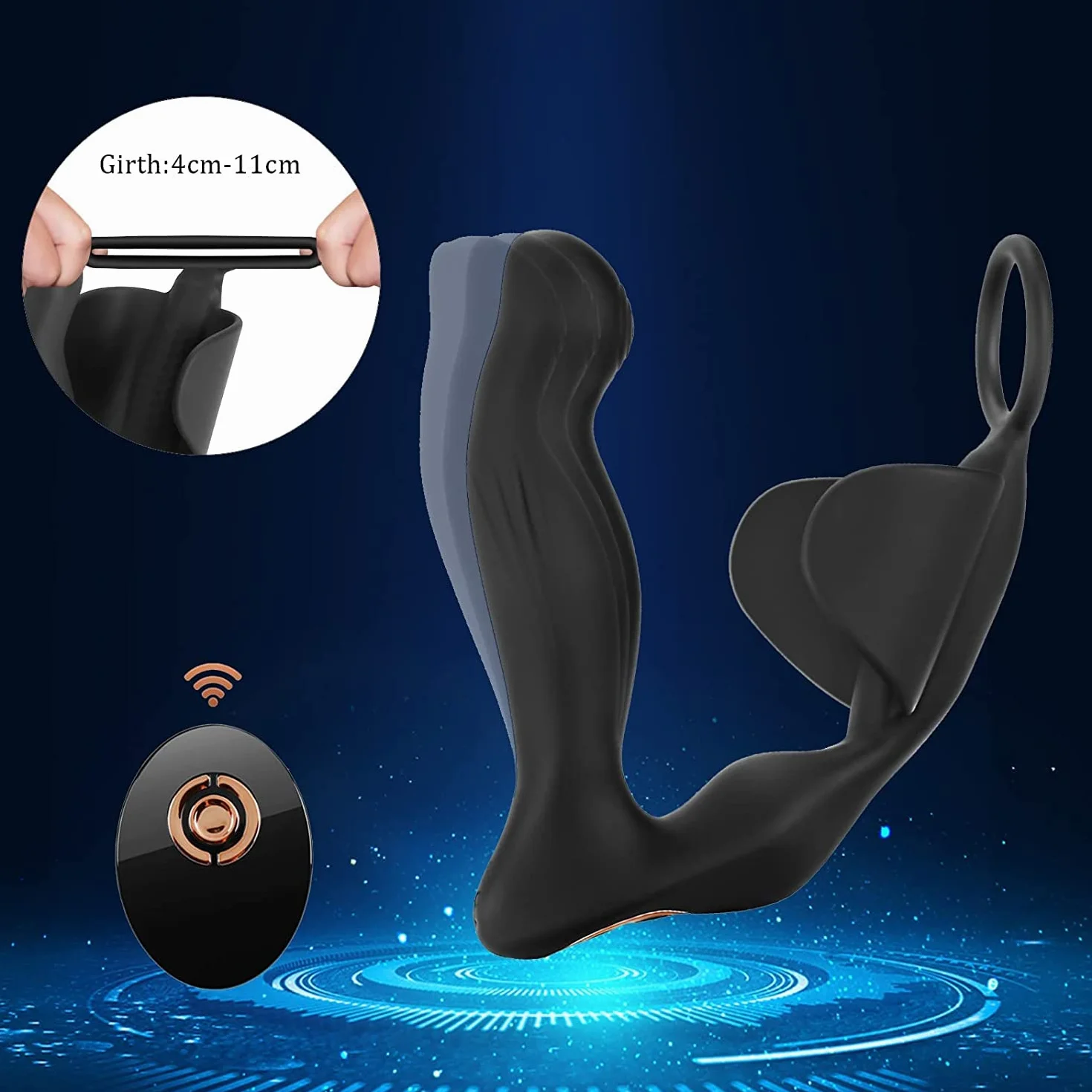 Sex Toys Masturbatore Maschile Sex Toys Masturbtore per Pene Automatico Stimolatore Prostatico Maschile con 9 Vibrazione Vibratore per Uomo Adatto Vibratore Anale Masturvatore Per Uomo