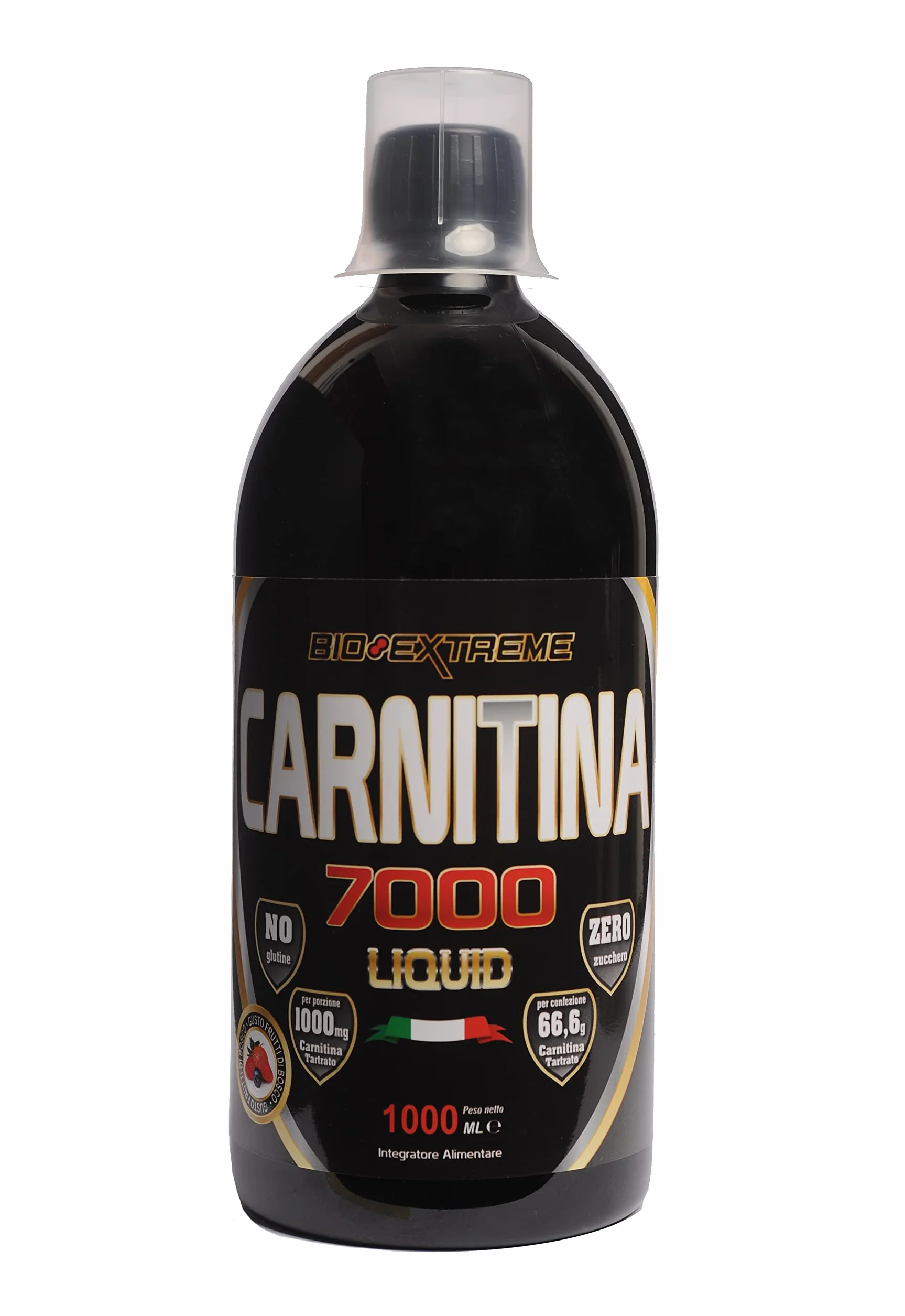 CARNITINA LIQUID 7000 - Carnitina liquida 1000 ml gusto frutti di bosco