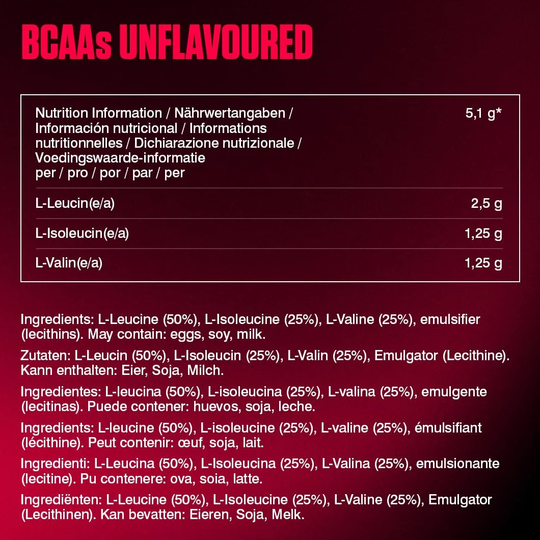 Dymatize BCAA Pulver 300g - Aminoacidi essenziali: leucina, isoleucina, valina