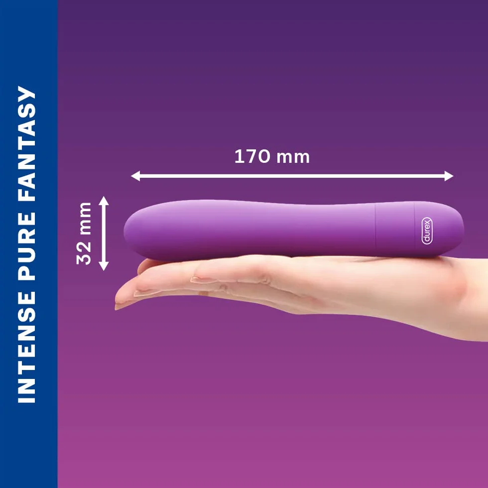 Kit Durex vibratori Pure Fantasy e Play Delight, Vibratore stimolante clitoride e vagina, Waterproof