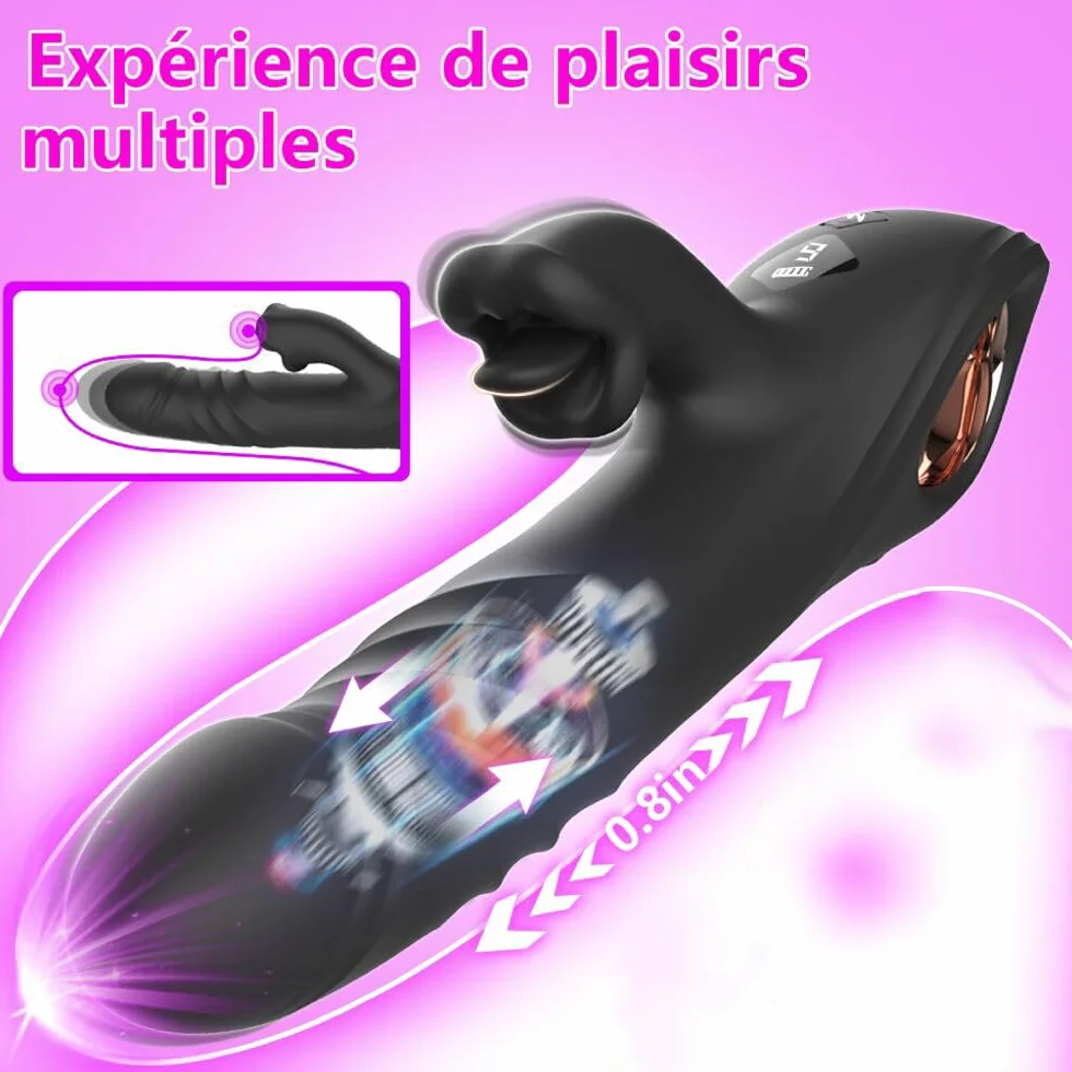 Vibratoreper Donna Punto G Squirting Sex Toys Vibratoreper Donna Professionale Vibratore S𝚞cchia Clotoride con 8 Modalità Vibratore Rabbit Vibratori Donne Sexytoysys donna