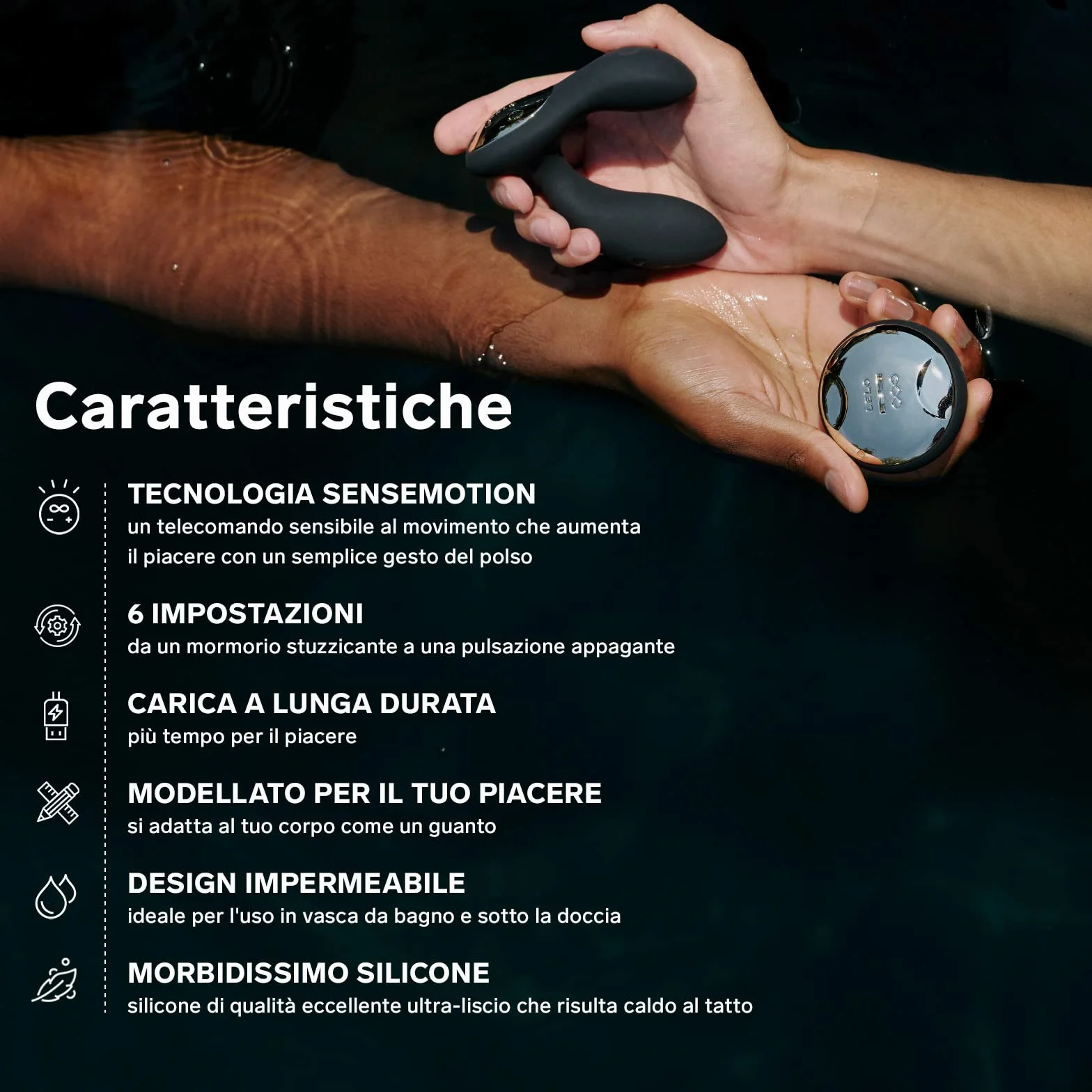 LELO HUGO Stimolatore Prostatico da Uomo Telecomandato, Massaggiatore Prostatico con Doppi Motori, Vibratore Anale, Plug Anale da Uomo, Nero