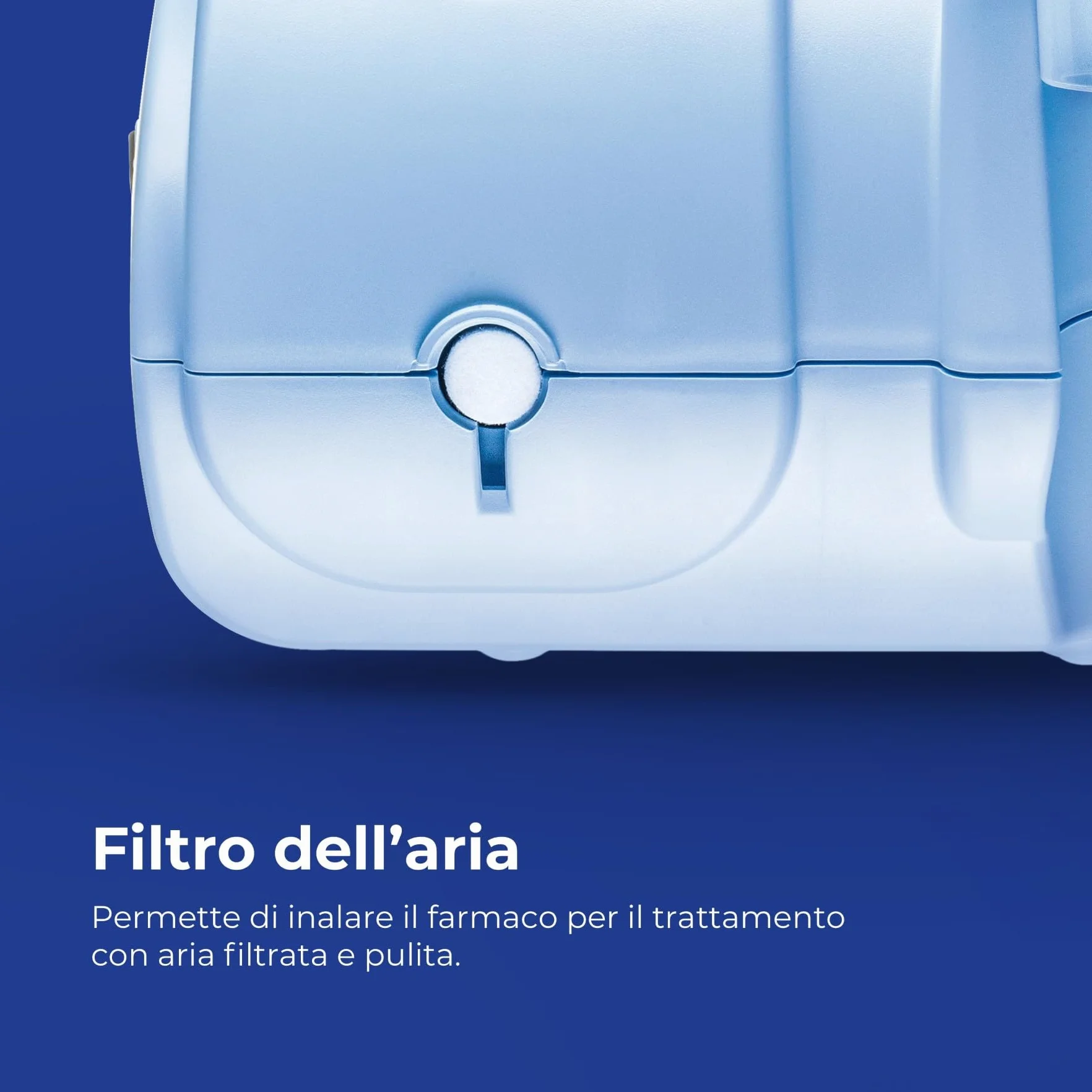 Flaem, Neb-Aid, Aerosol Compatto per le Basse Vie Respiratorie, Macchina Aerosol Adulti e Bambini Certificata con Mascherine Soft Touch e Filtro dell’Aria, Made in Italy