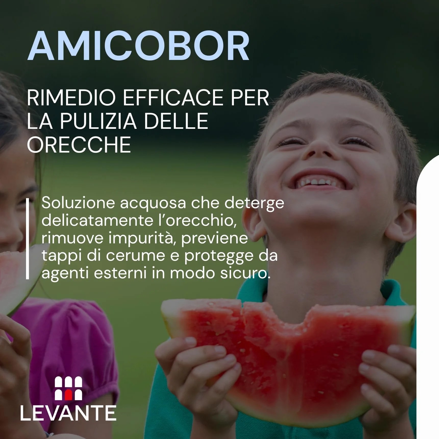 Amicobor Acquoso Spray Orecchie Pulizia 100ml Soluzione Acquosa Spray Auricolare per Pulizia Orecchie con Acido Borico 3% e Glicerina Sciogli Cerume per la Corretta Igiene del Condotto Uditivo
